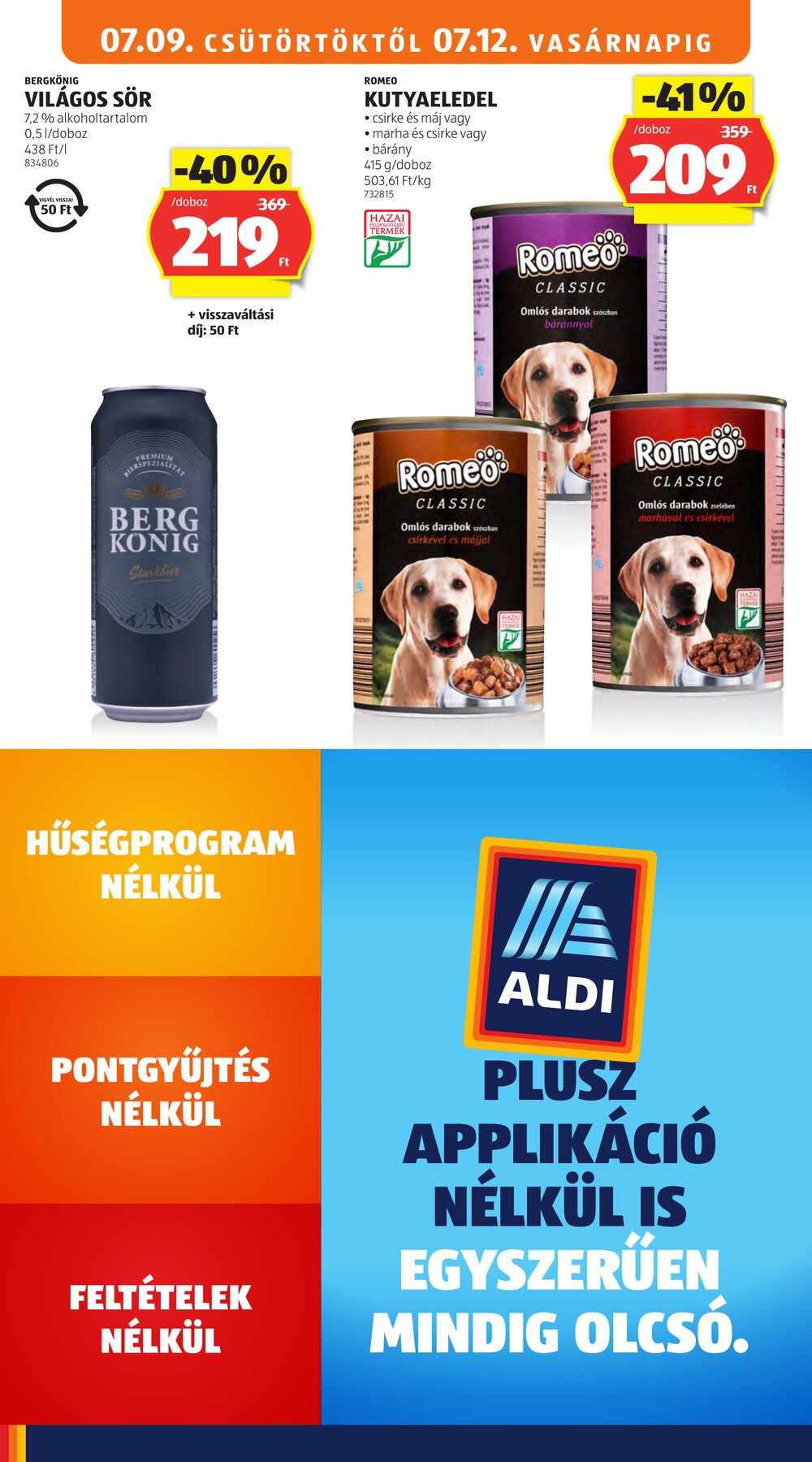 Aldi akciós újság 2026.07.09-től - 20. oldal.