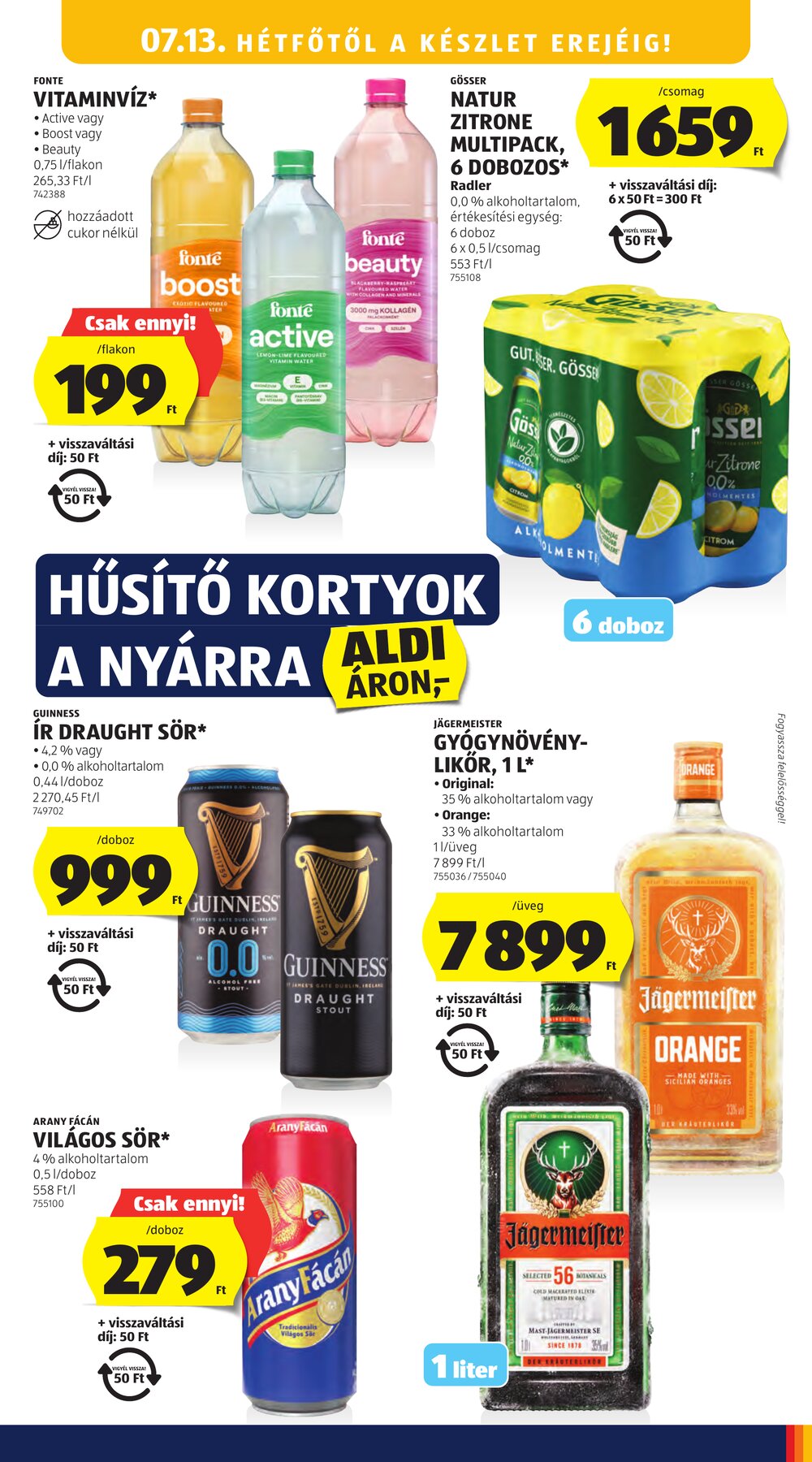 Aldi akciós újság 2026.07.09-től - 23. oldal.