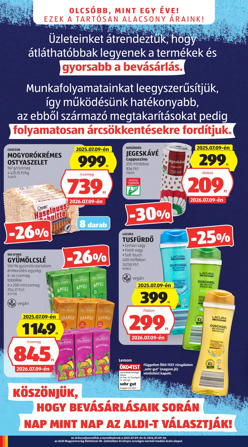 Aldi akciós újság 2026.07.09-től - 4. oldal.