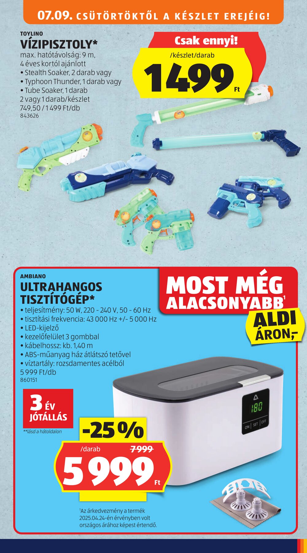 Aldi akciós újság 2026.07.09-től - 43. oldal.