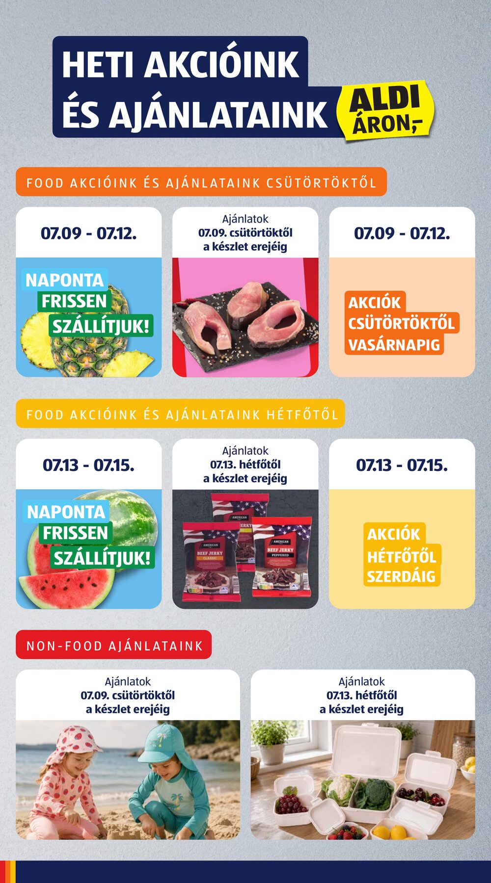 Aldi akciós újság 2026.07.09-től - 6. oldal.