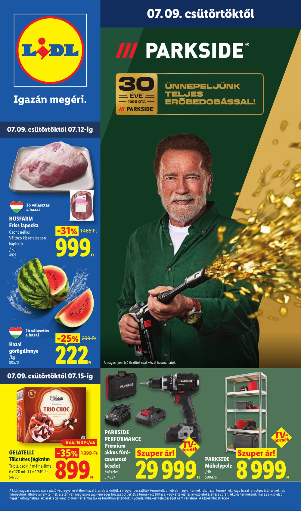 Lidl akciós újság 2026.07.09-től - 1. oldal.