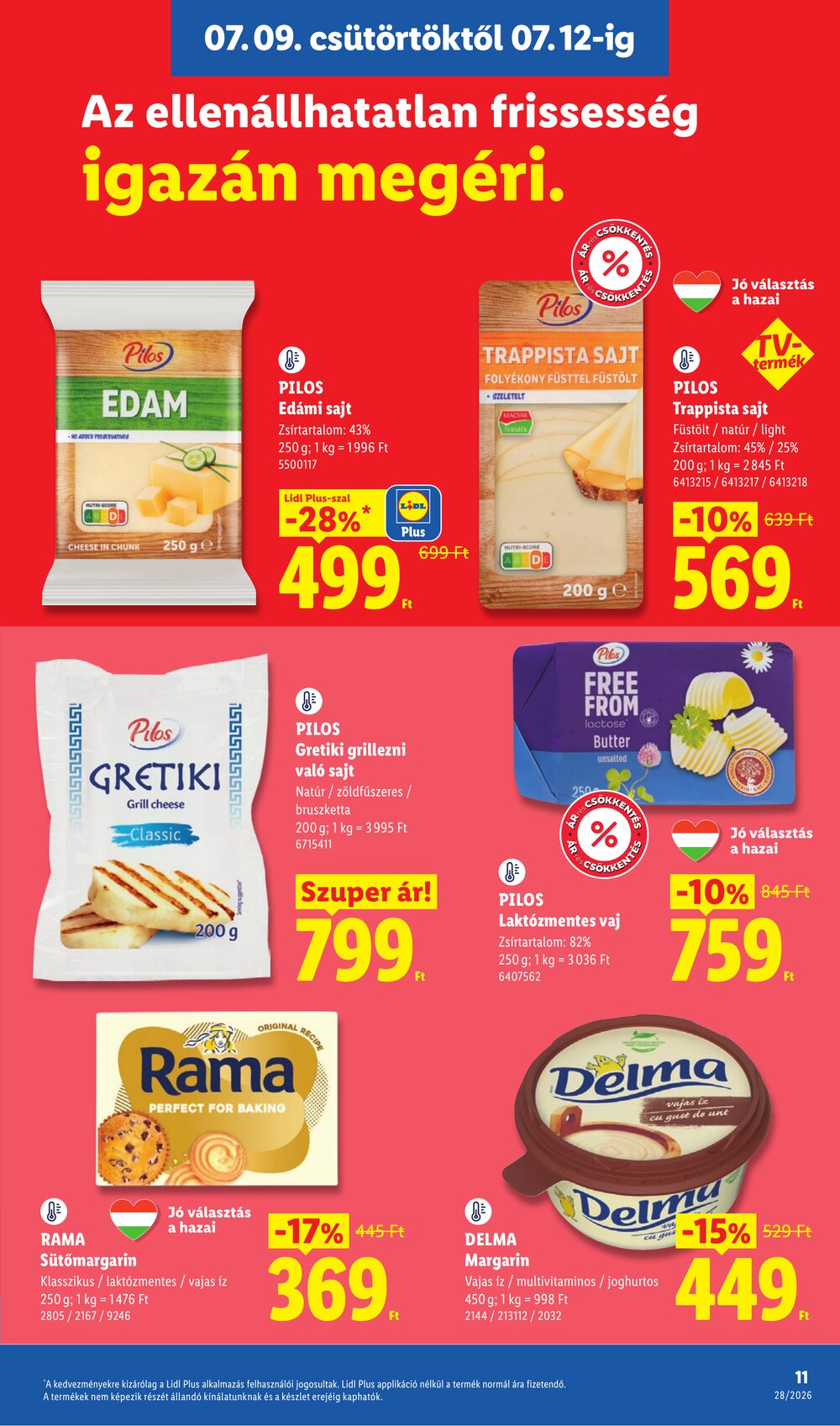 Lidl akciós újság 2026.07.09-től - 11. oldal.