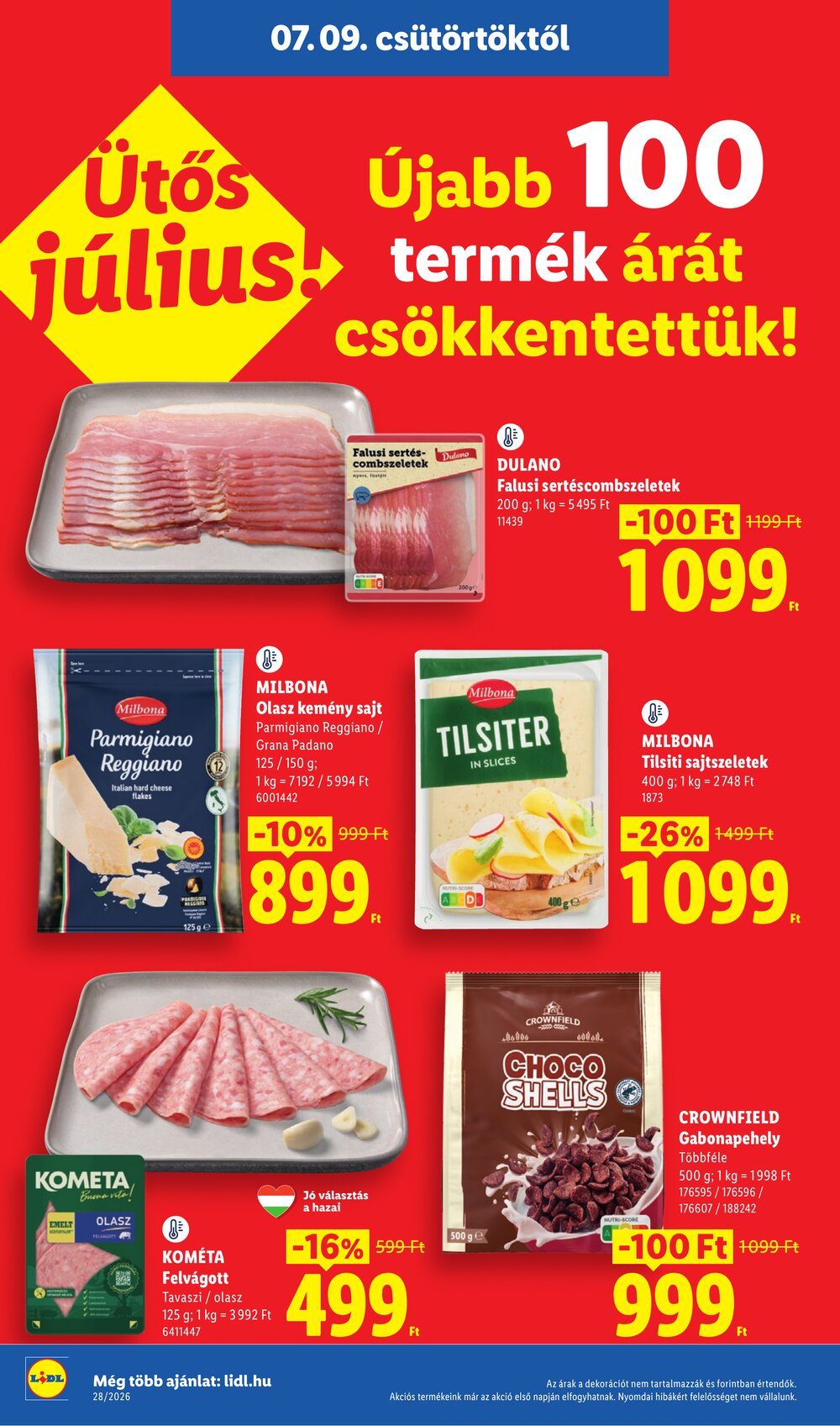Lidl akciós újság 2026.07.09-től - 2. oldal.