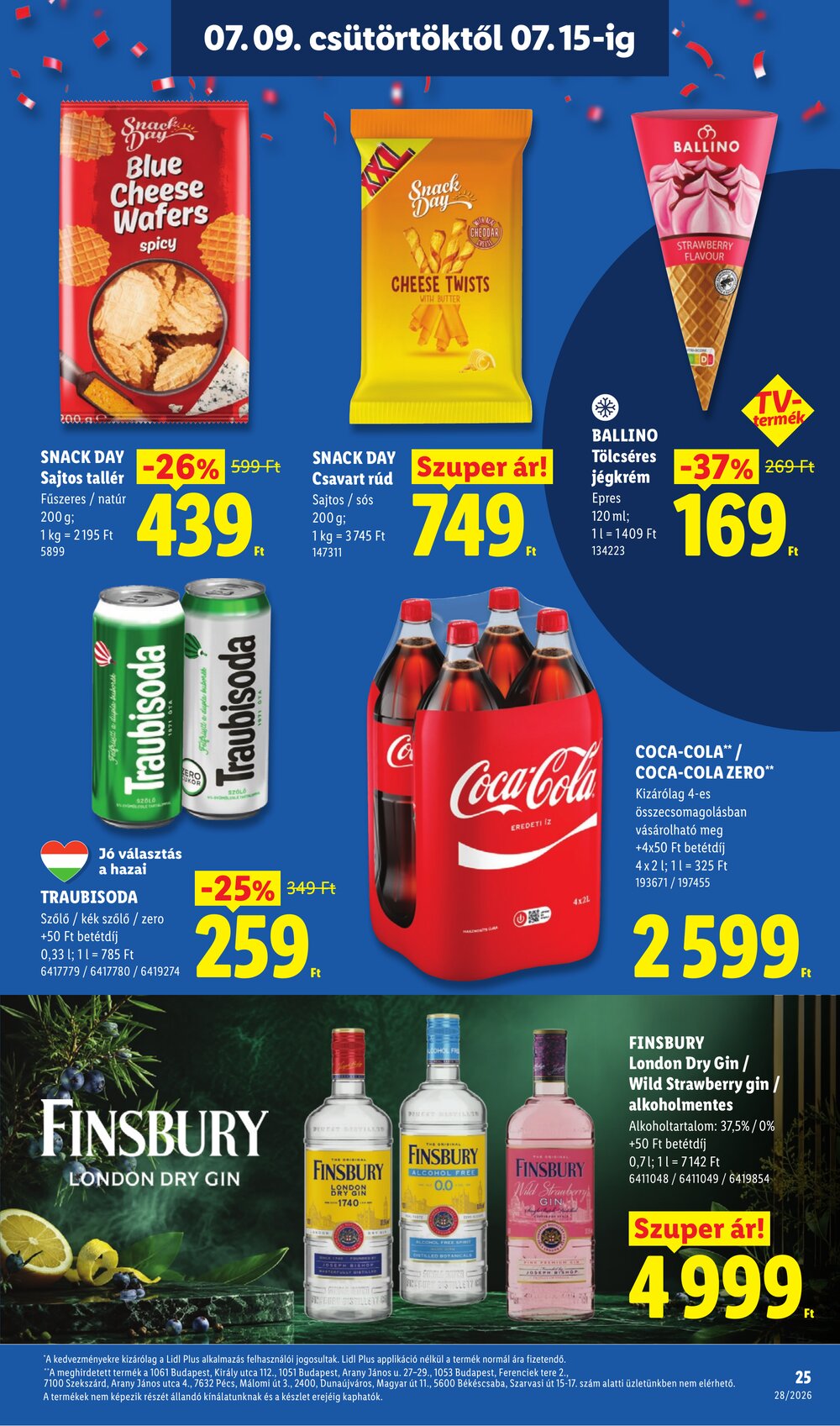 Lidl akciós újság 2026.07.09-től - 25. oldal.