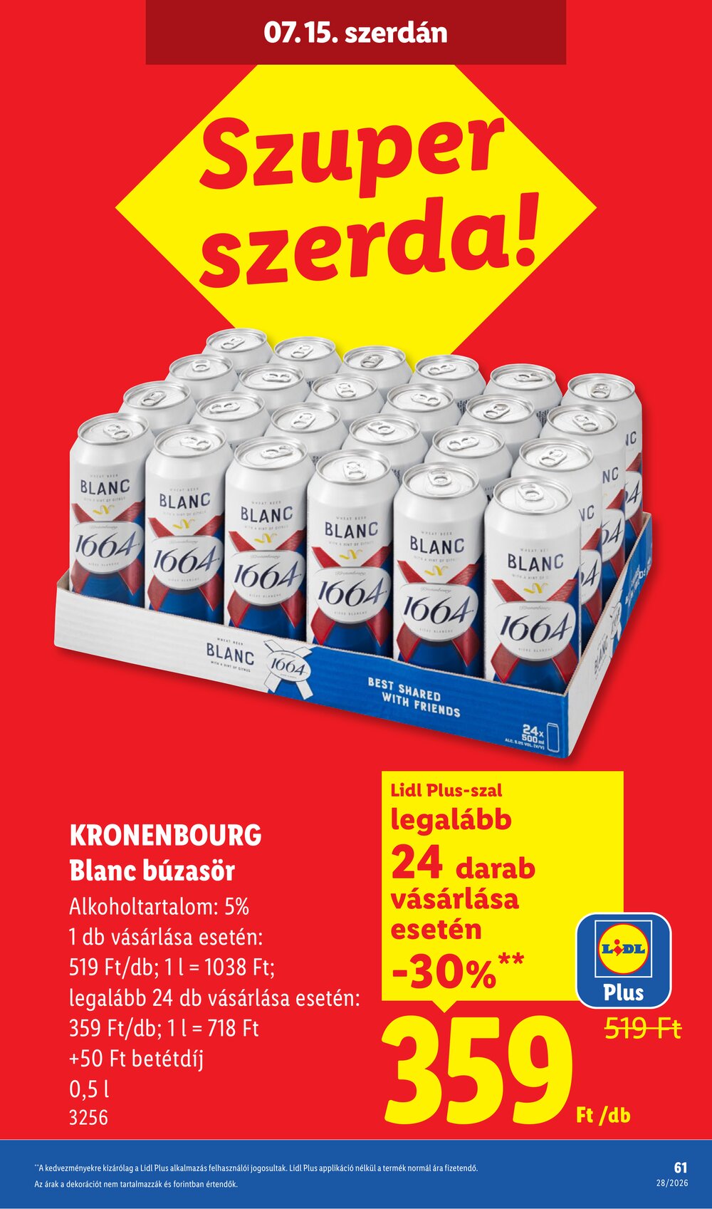 Lidl akciós újság 2026.07.09-től - 61. oldal.