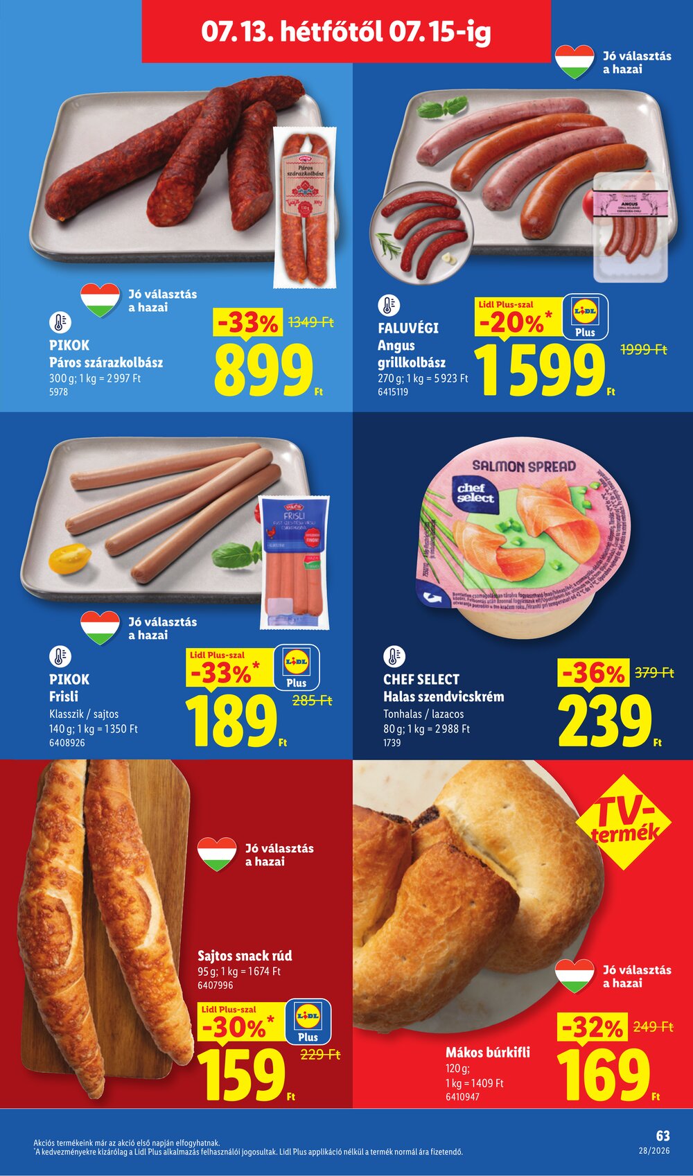 Lidl akciós újság 2026.07.09-től - 63. oldal.