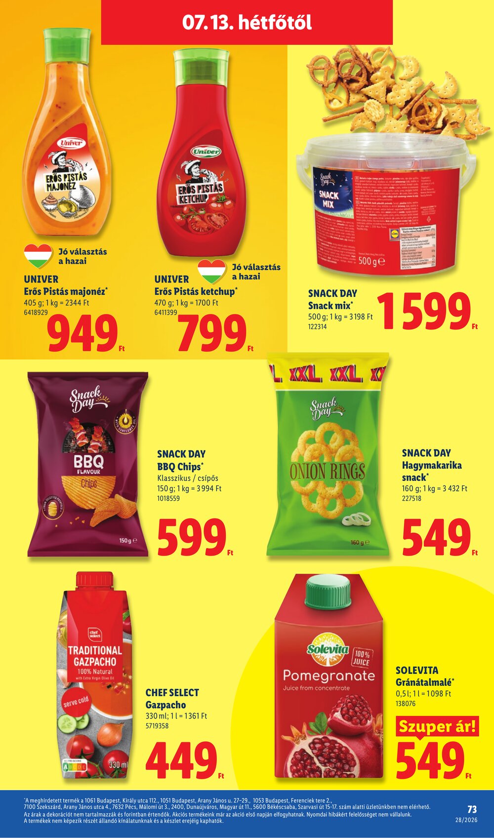 Lidl akciós újság 2026.07.09-től - 73. oldal.