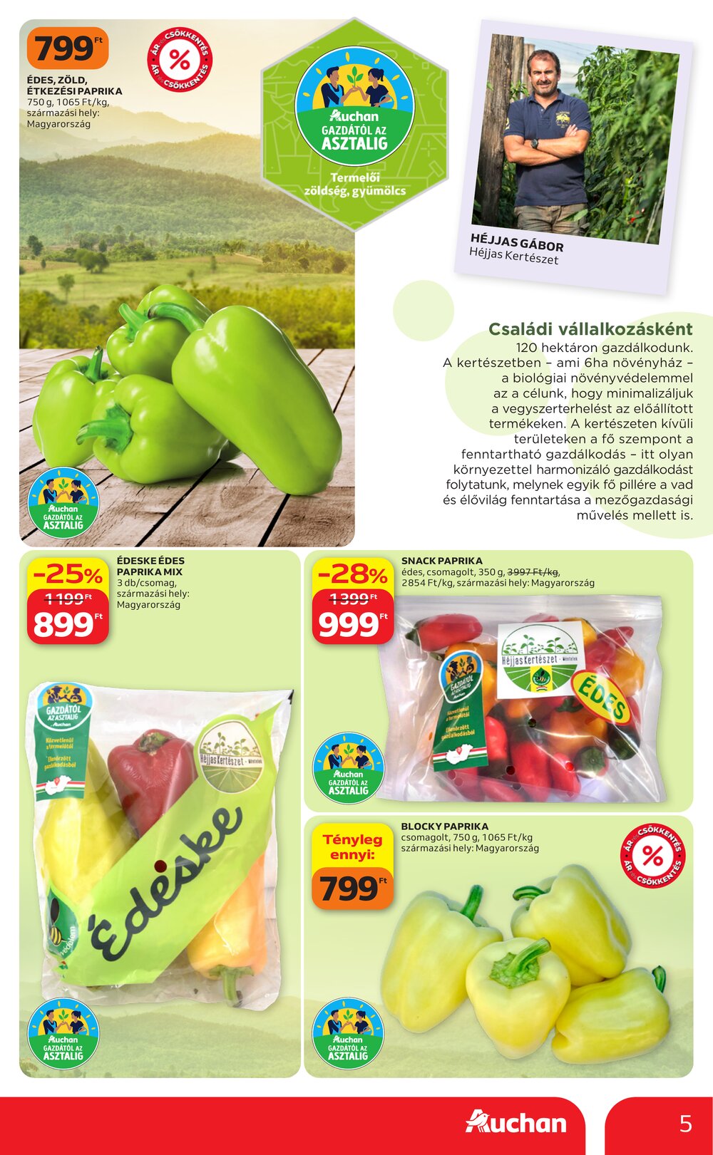 Auchan akciós újság 2026.07.09-től - 5. oldal.