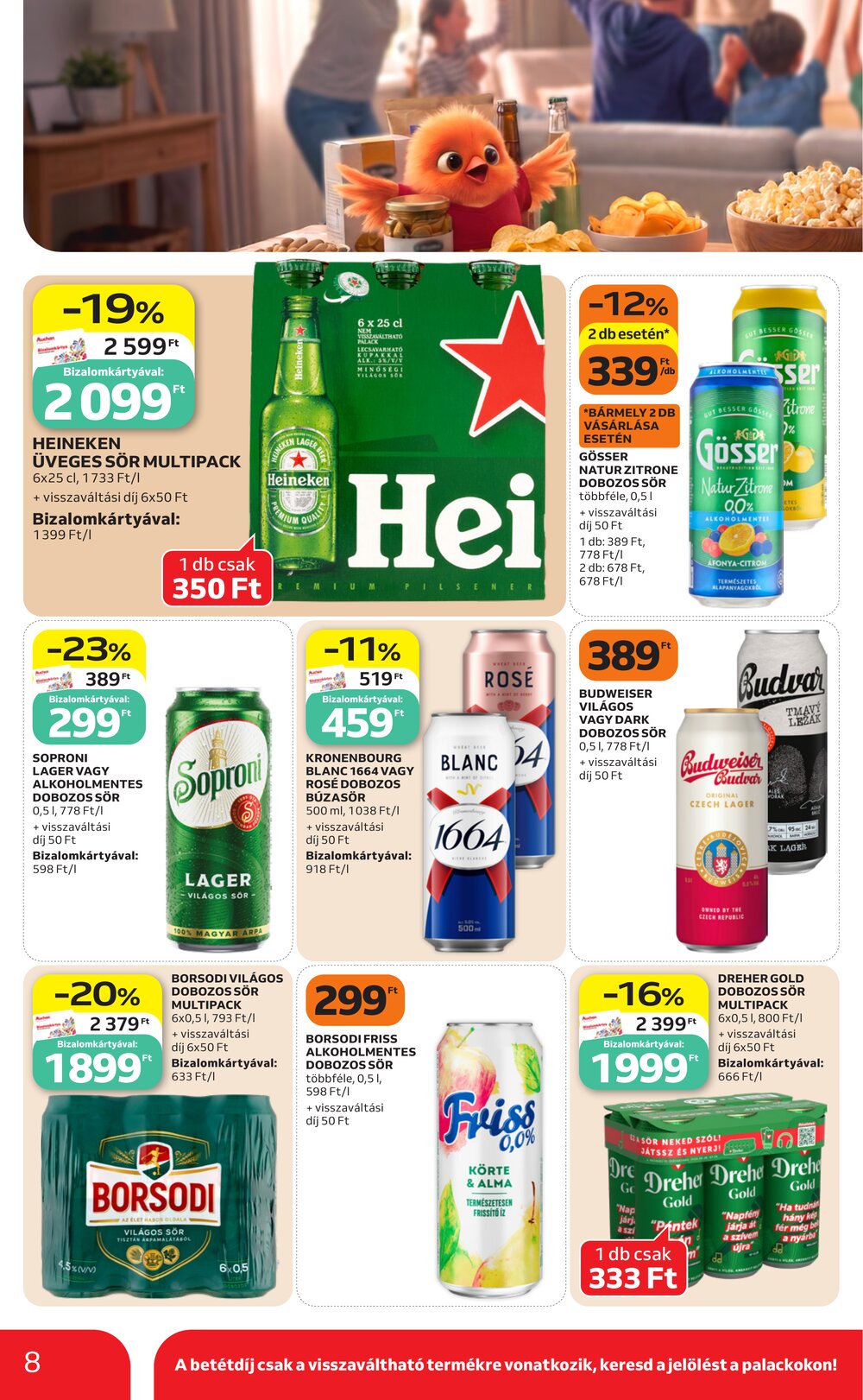 Auchan akciós újság 2026.07.09-től - 8. oldal.