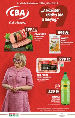 CBA akciós újság 2026.07.09-től