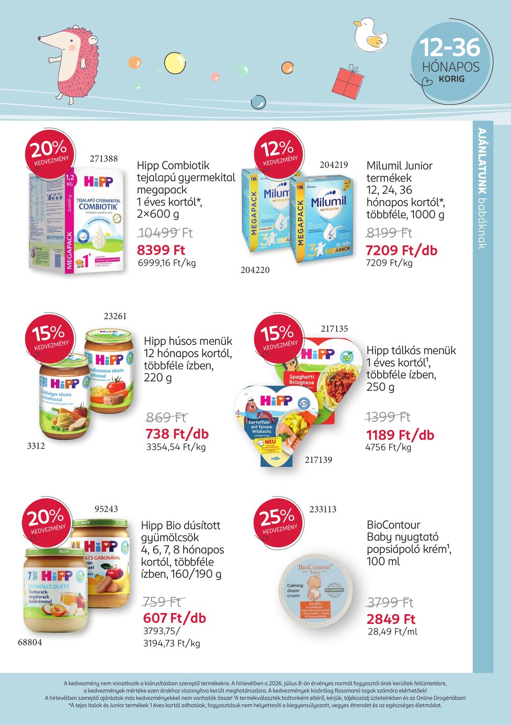Rossmann akciós újság 2026.07.13-tól - 10. oldal.