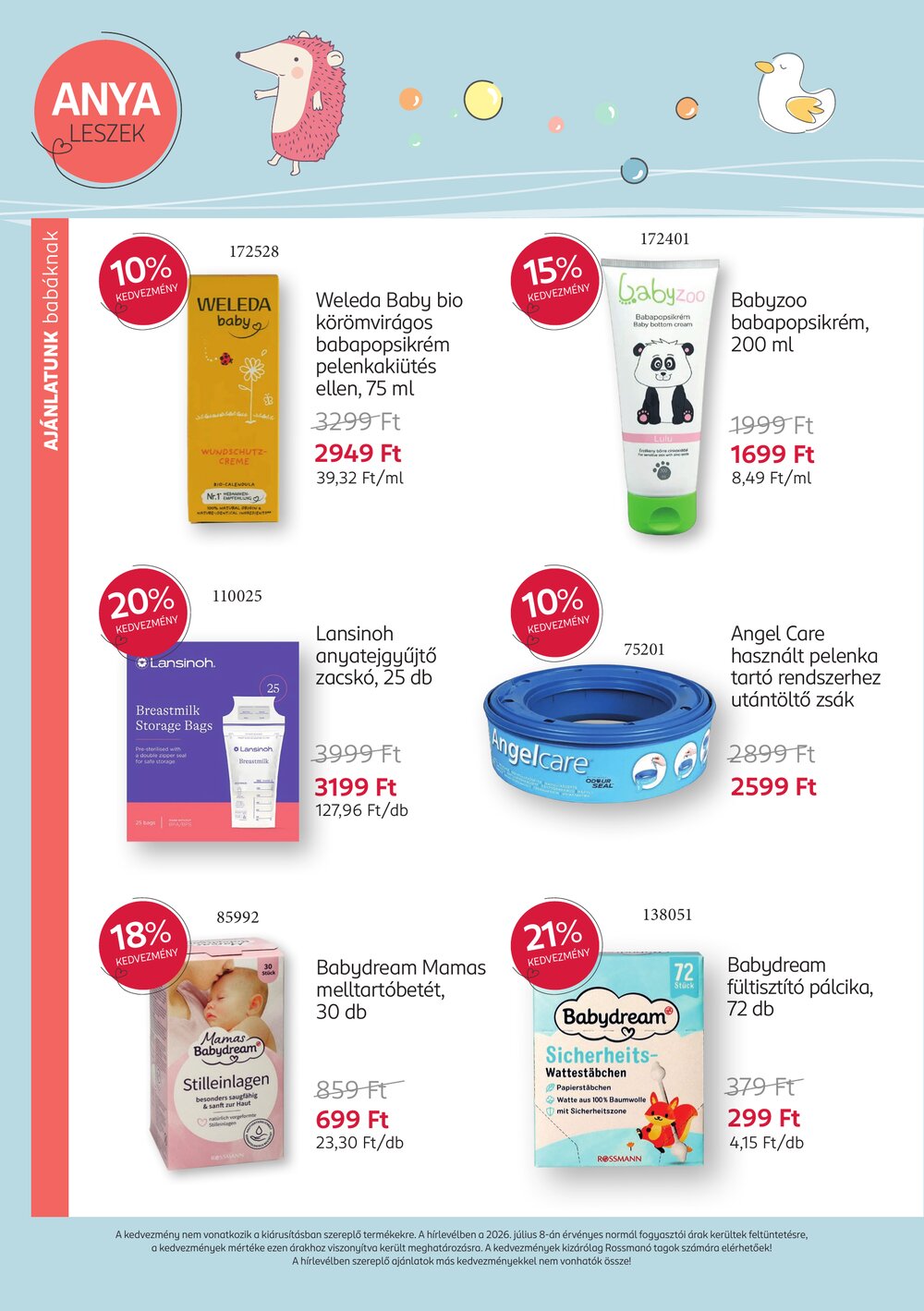 Rossmann akciós újság 2026.07.13-tól - 7. oldal.