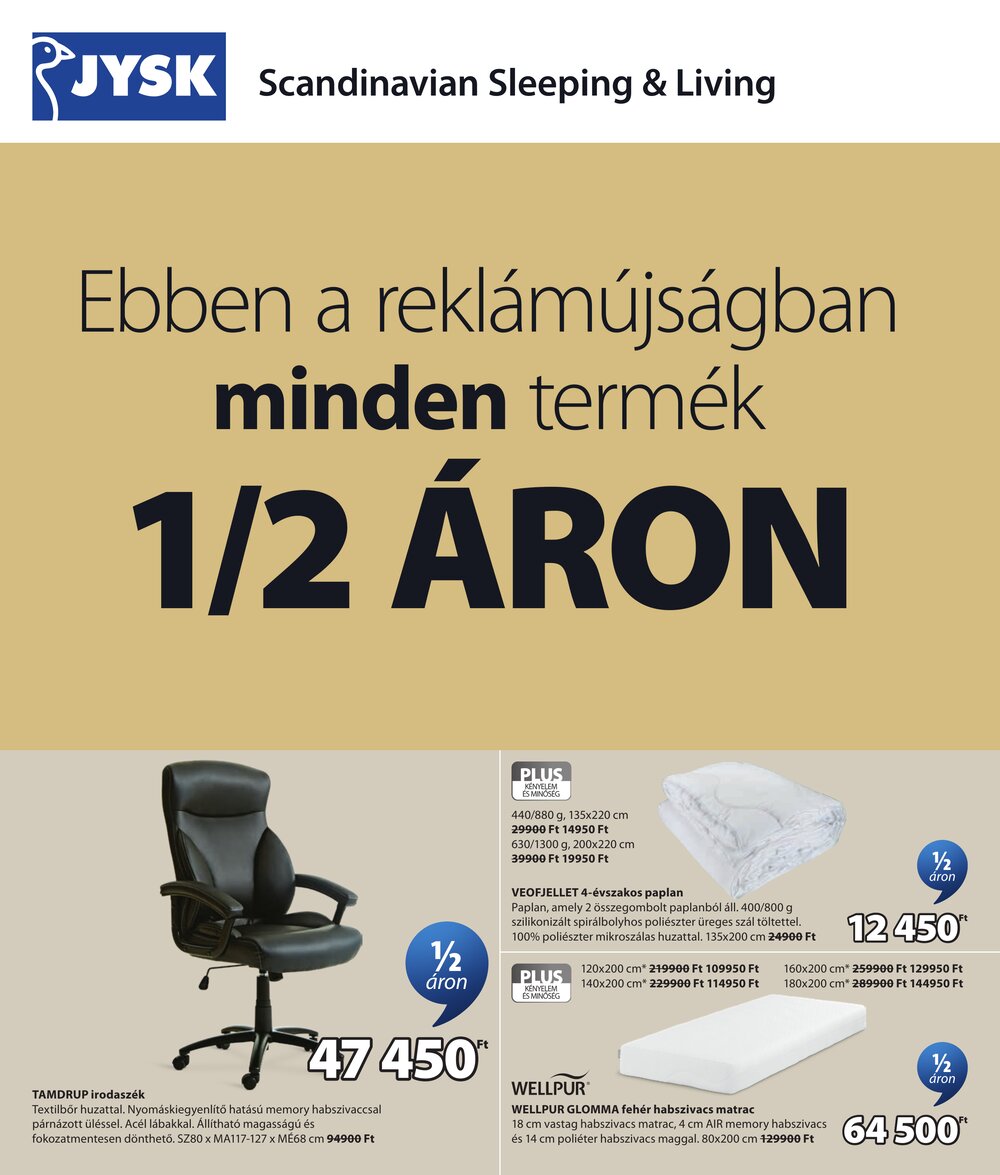 JYSK akciós újság 2026.07.15-től - 2. oldal.