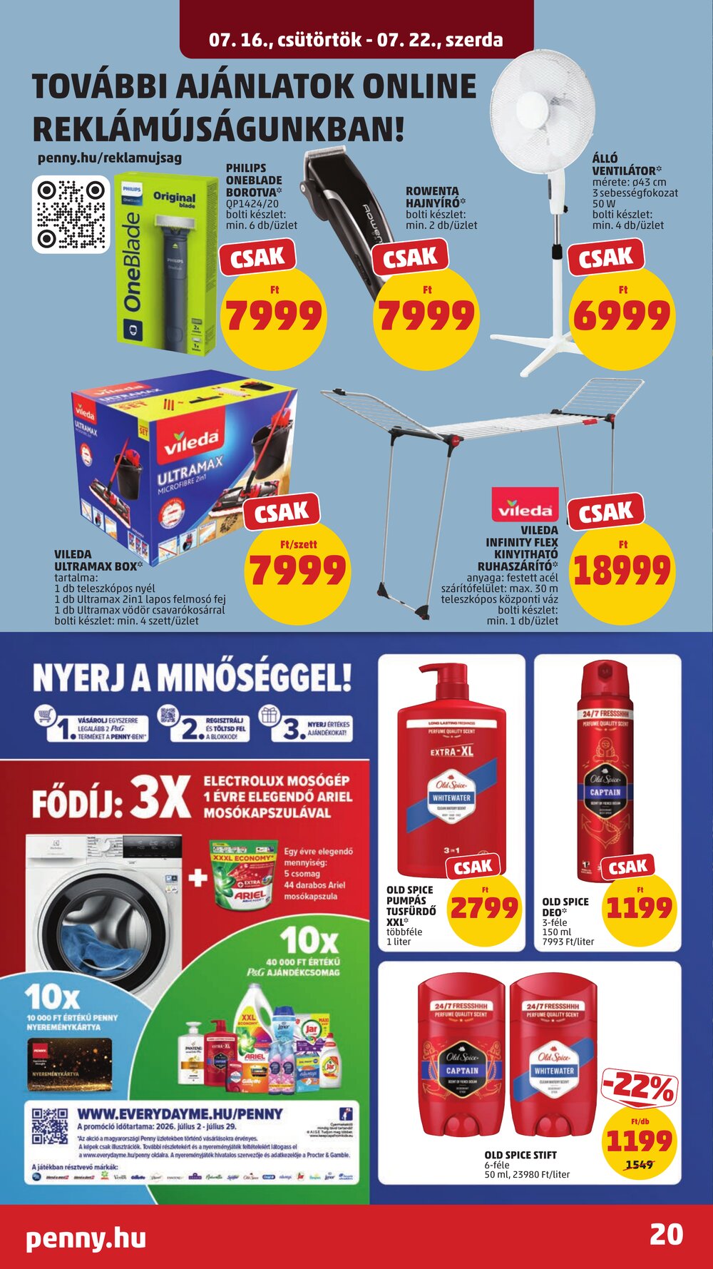 Penny Market akciós újság 2026.07.16-tól - 24. oldal.
