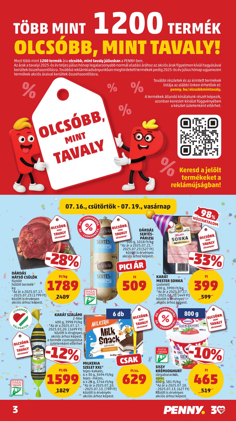 Penny Market akciós újság 2026.07.16-tól - 3. oldal.