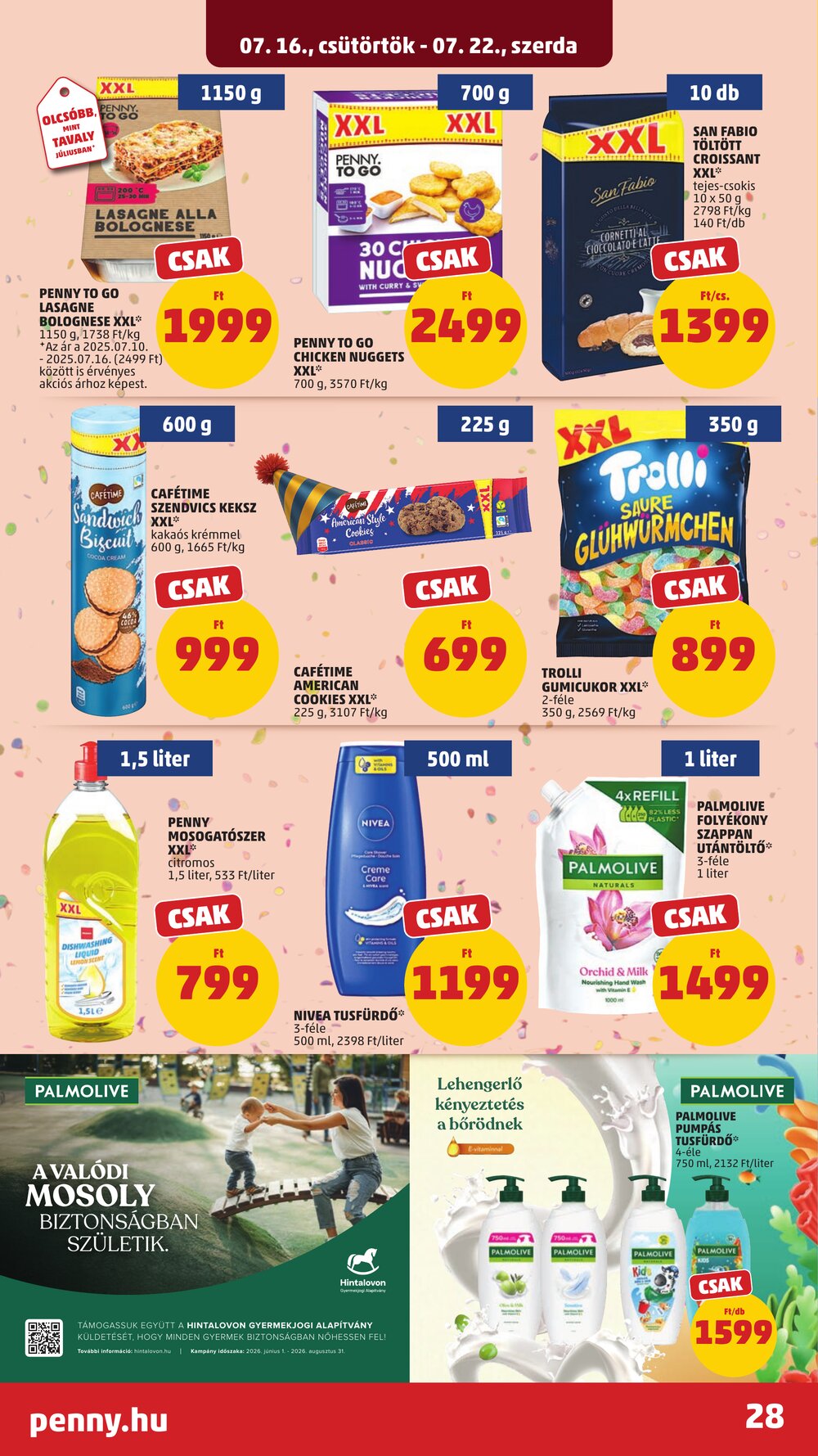 Penny Market akciós újság 2026.07.16-tól - 32. oldal.