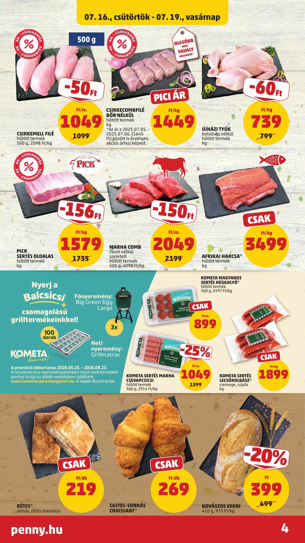 Penny Market akciós újság 2026.07.16-tól - 6. oldal.