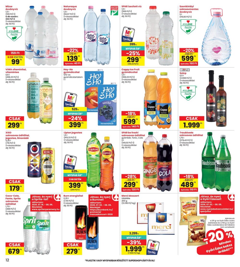 Interspar akciós újság 2026.07.16-tól - 12. oldal.