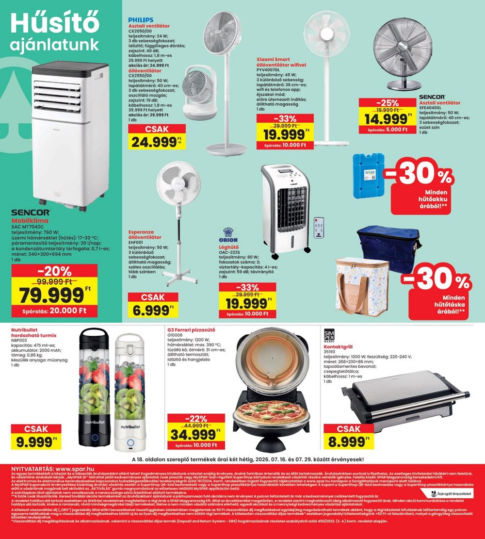 Interspar akciós újság 2026.07.16-tól - 18. oldal.