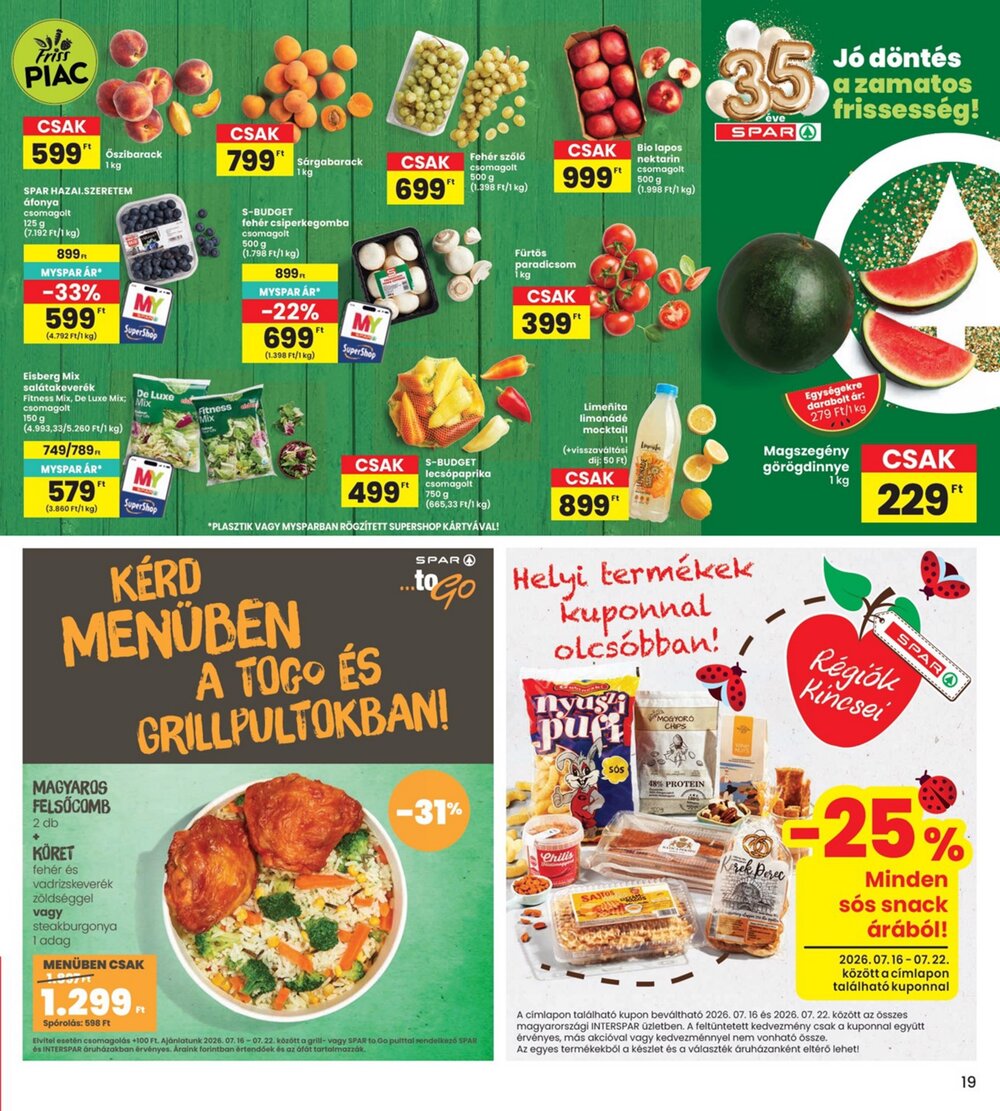 Interspar akciós újság 2026.07.16-tól - 19. oldal.