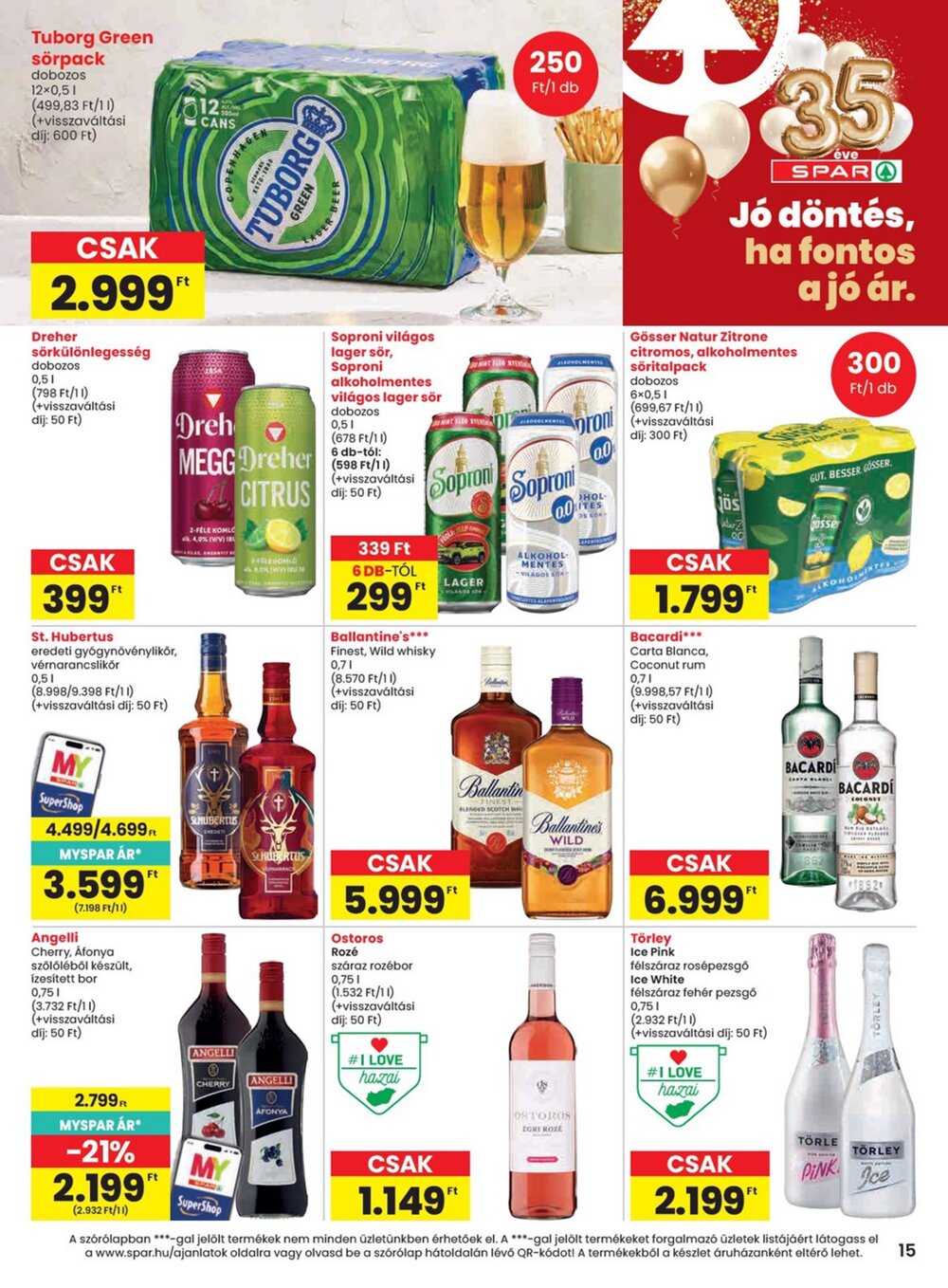 Spar akciós újság 2026.07.16-tól - 15. oldal.