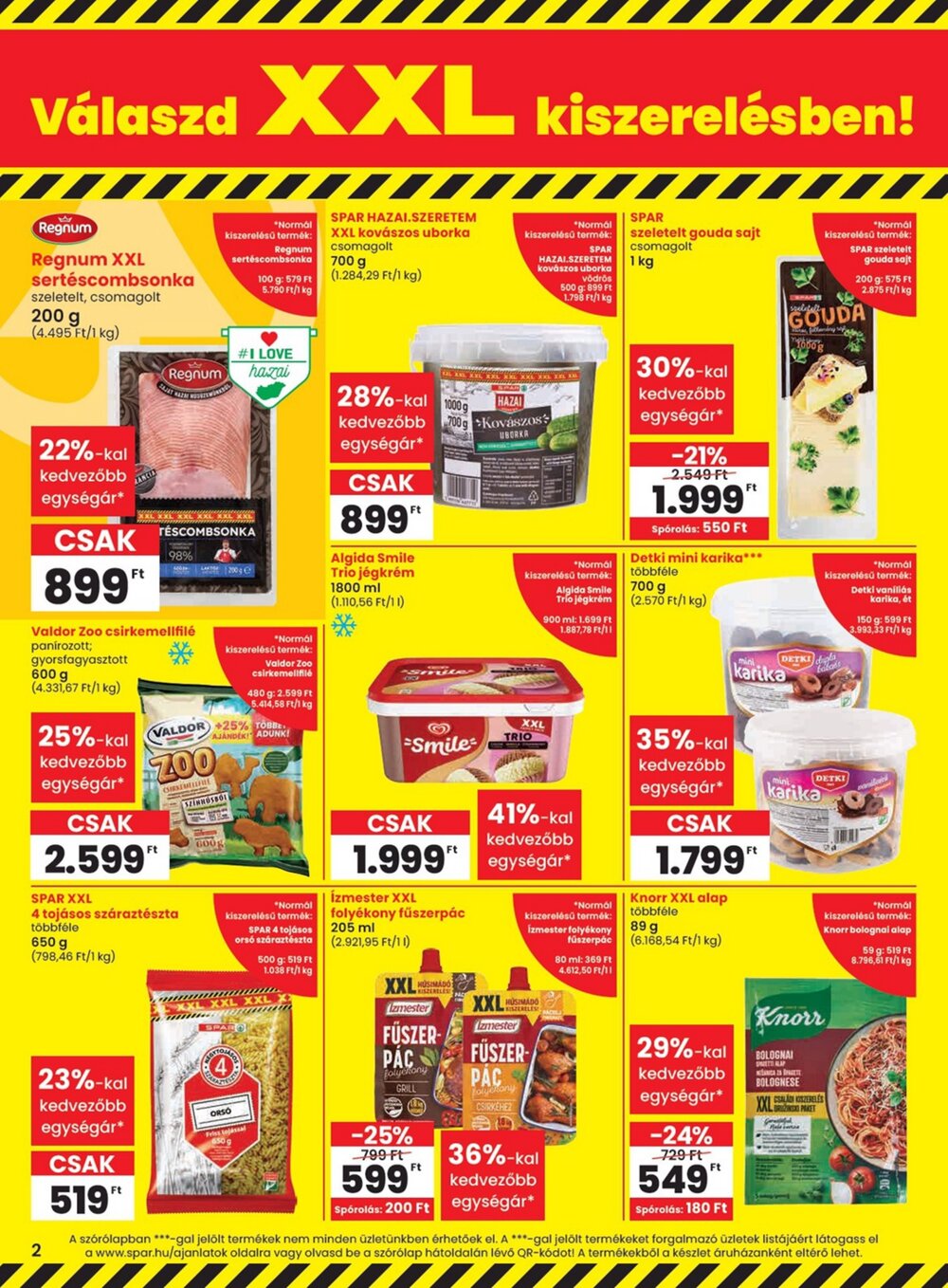 Spar akciós újság 2026.07.16-tól - 2. oldal.