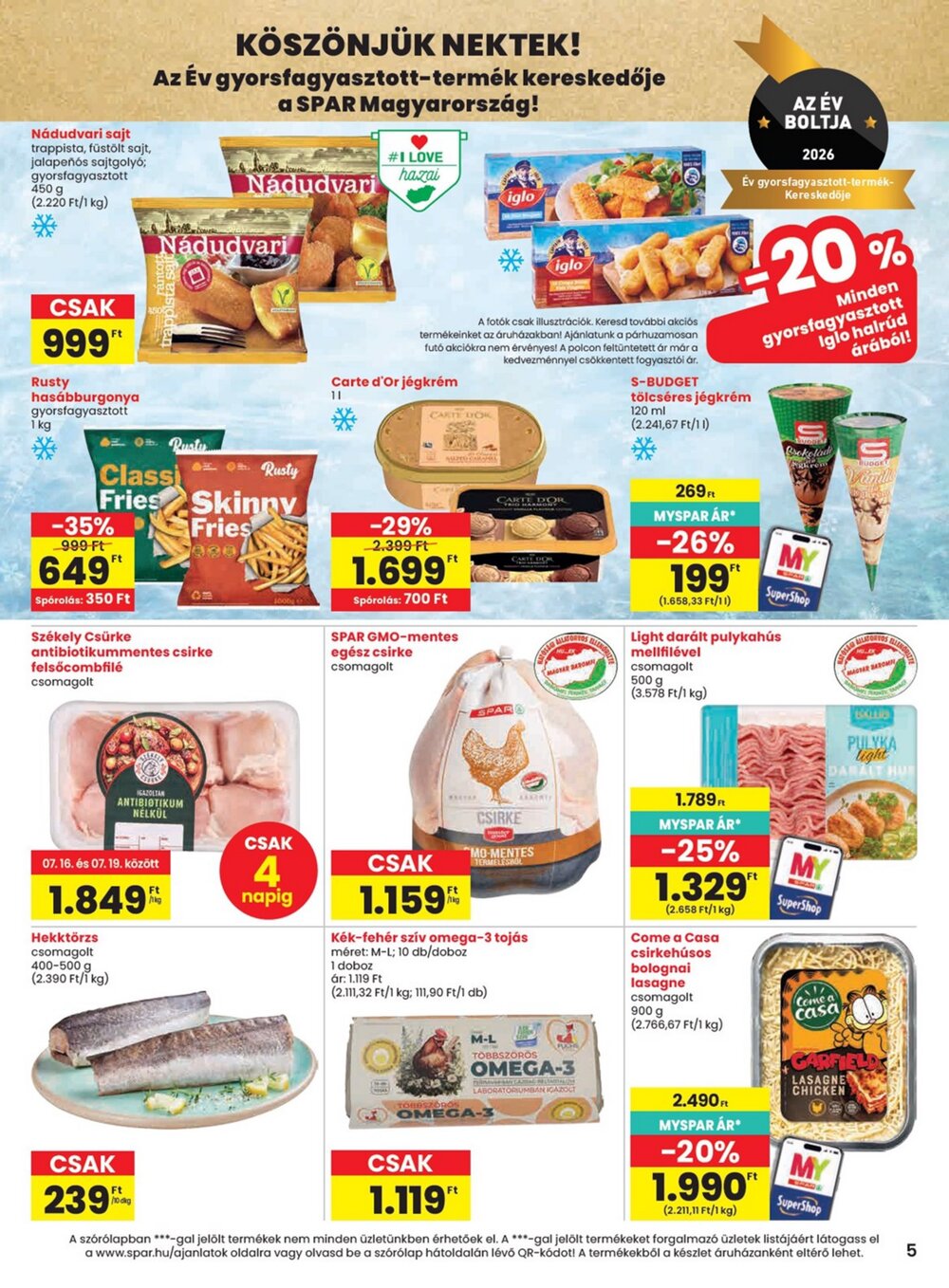 Spar akciós újság 2026.07.16-tól - 5. oldal.