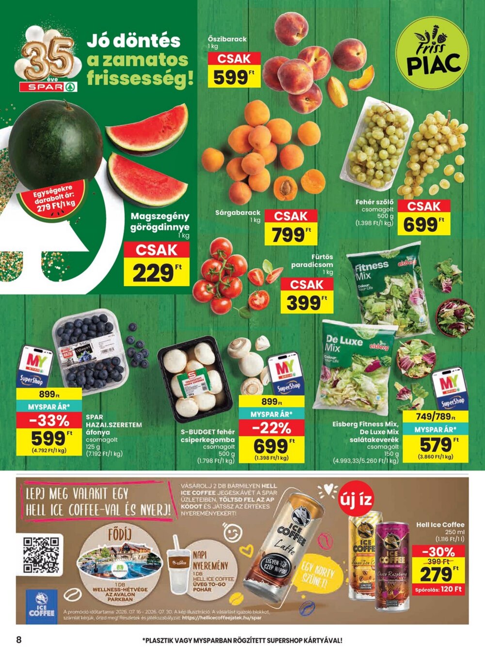 Spar akciós újság 2026.07.16-tól - 8. oldal.