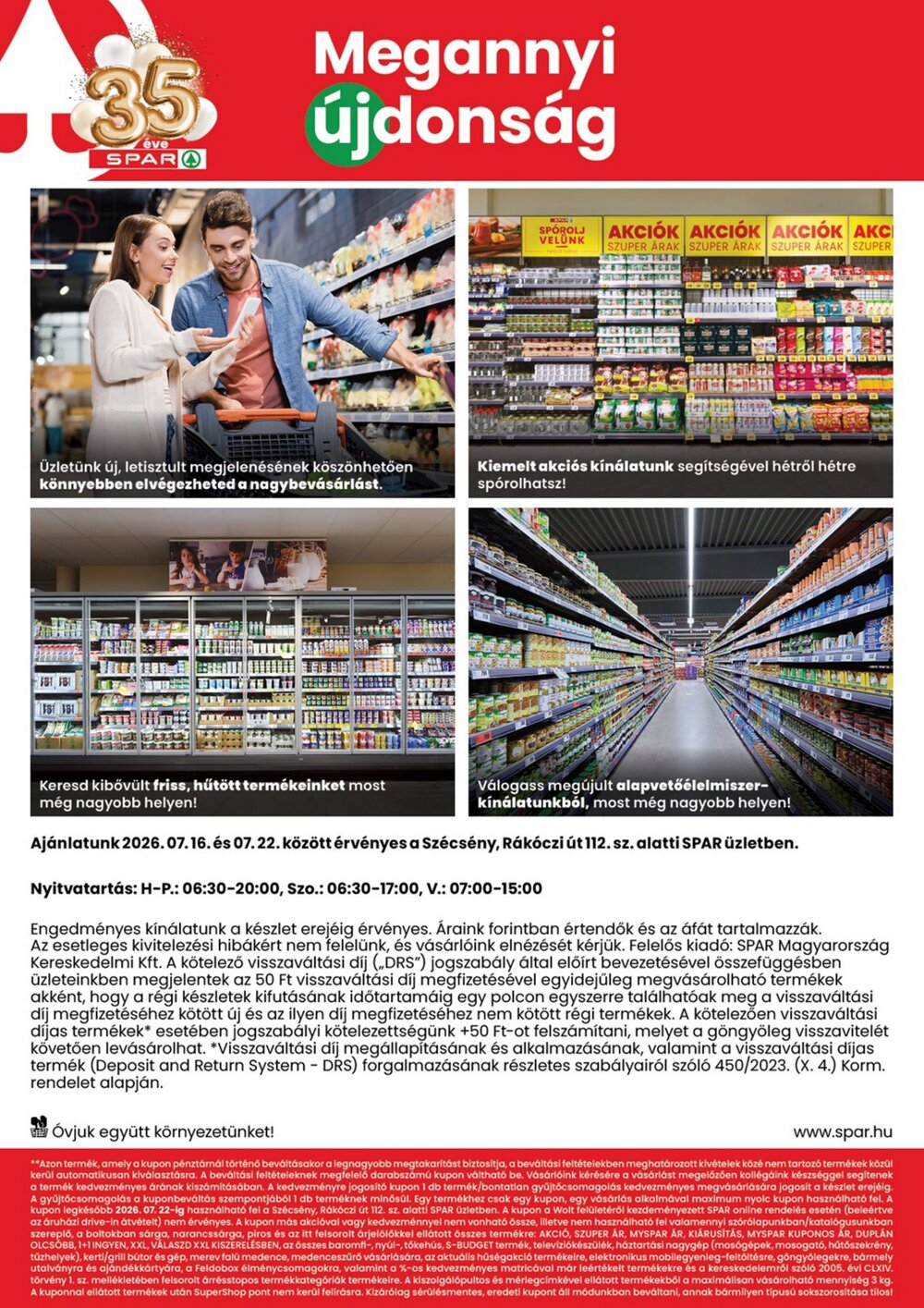 Spar akciós újság 2026.07.16-tól - 2. oldal.