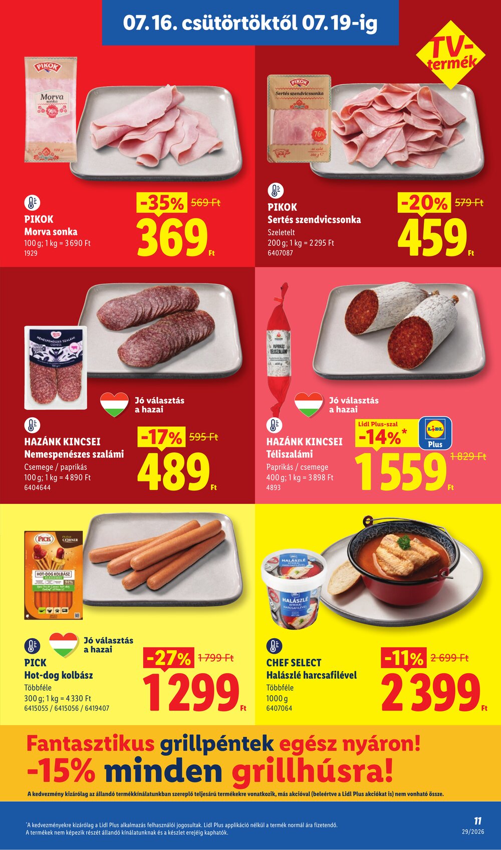 Lidl akciós újság 2026.07.16-tól - 11. oldal.