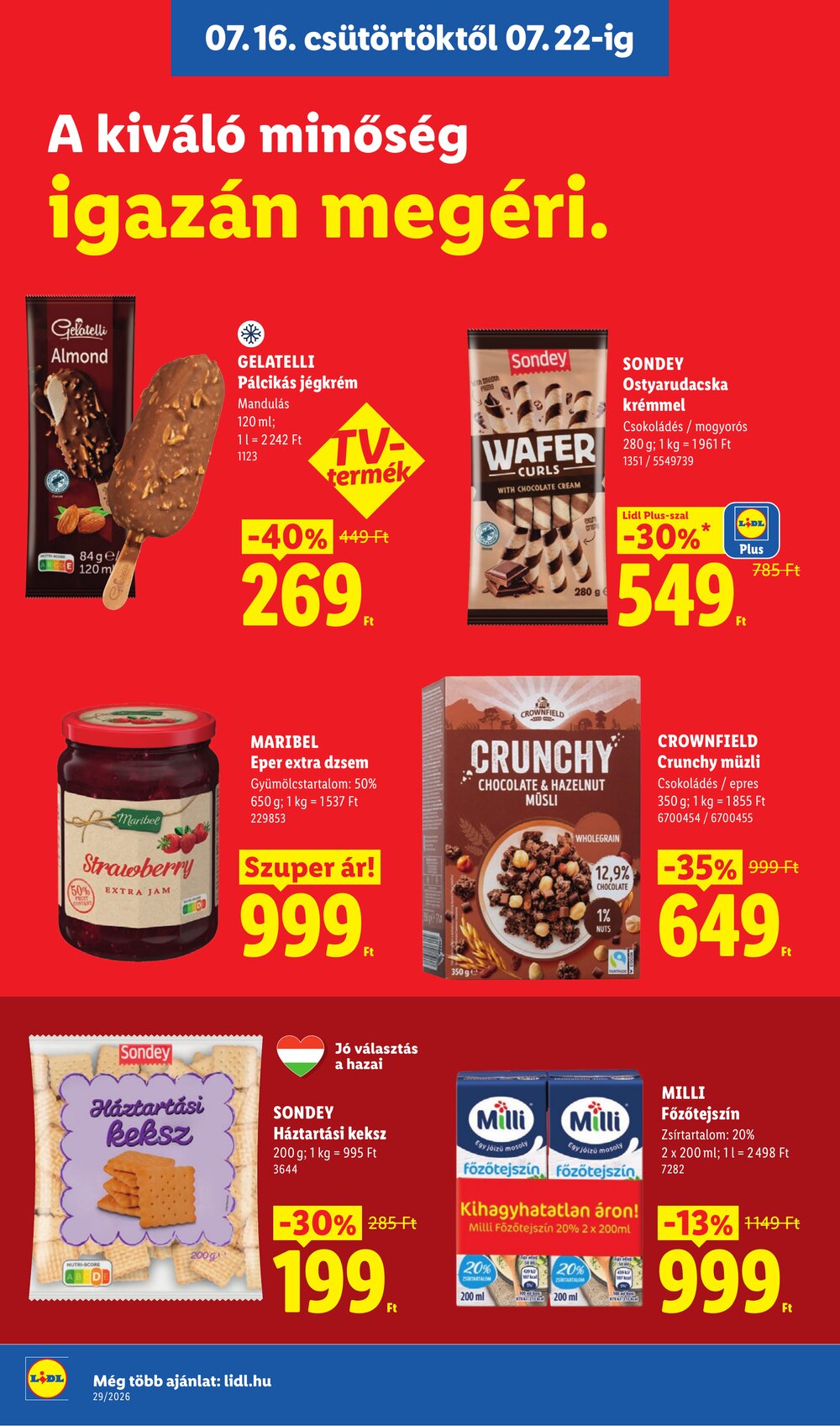 Lidl akciós újság 2026.07.16-tól - 16. oldal.