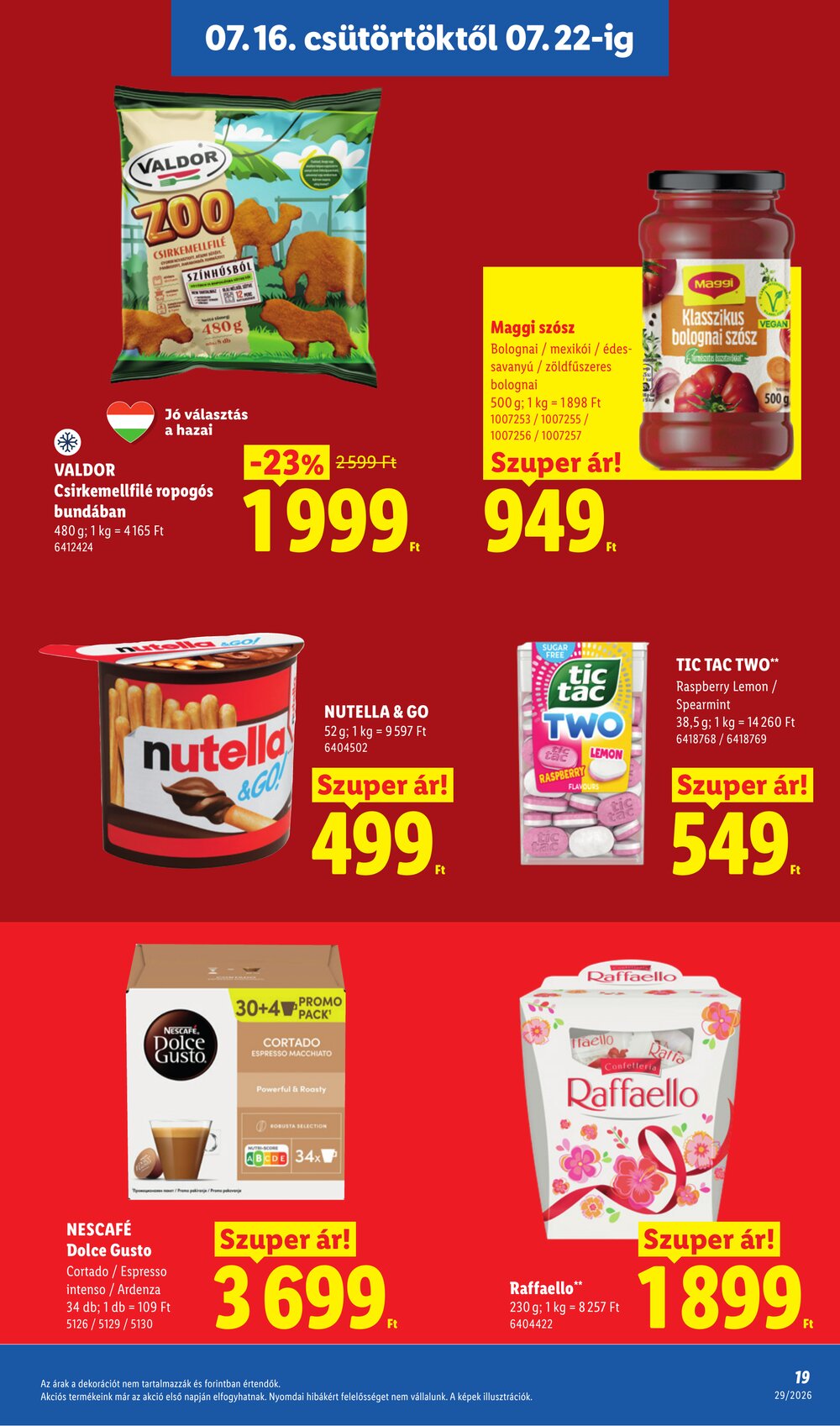 Lidl akciós újság 2026.07.16-tól - 19. oldal.