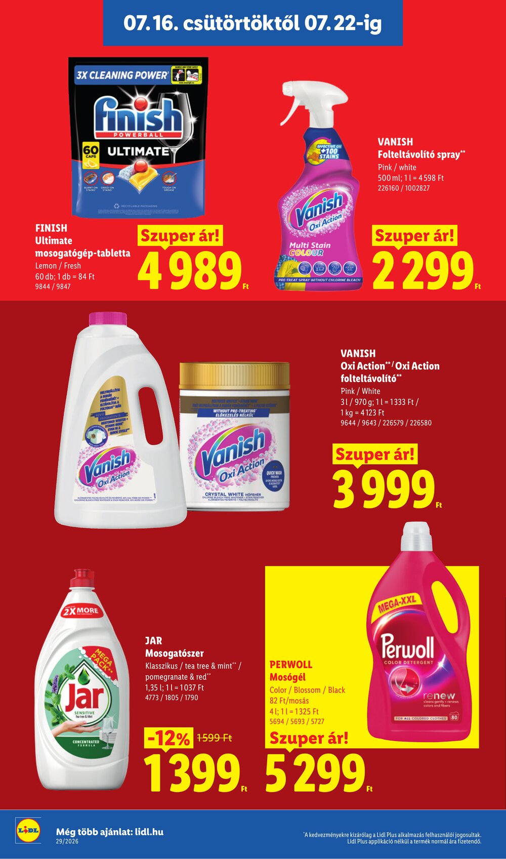 Lidl akciós újság 2026.07.16-tól - 22. oldal.
