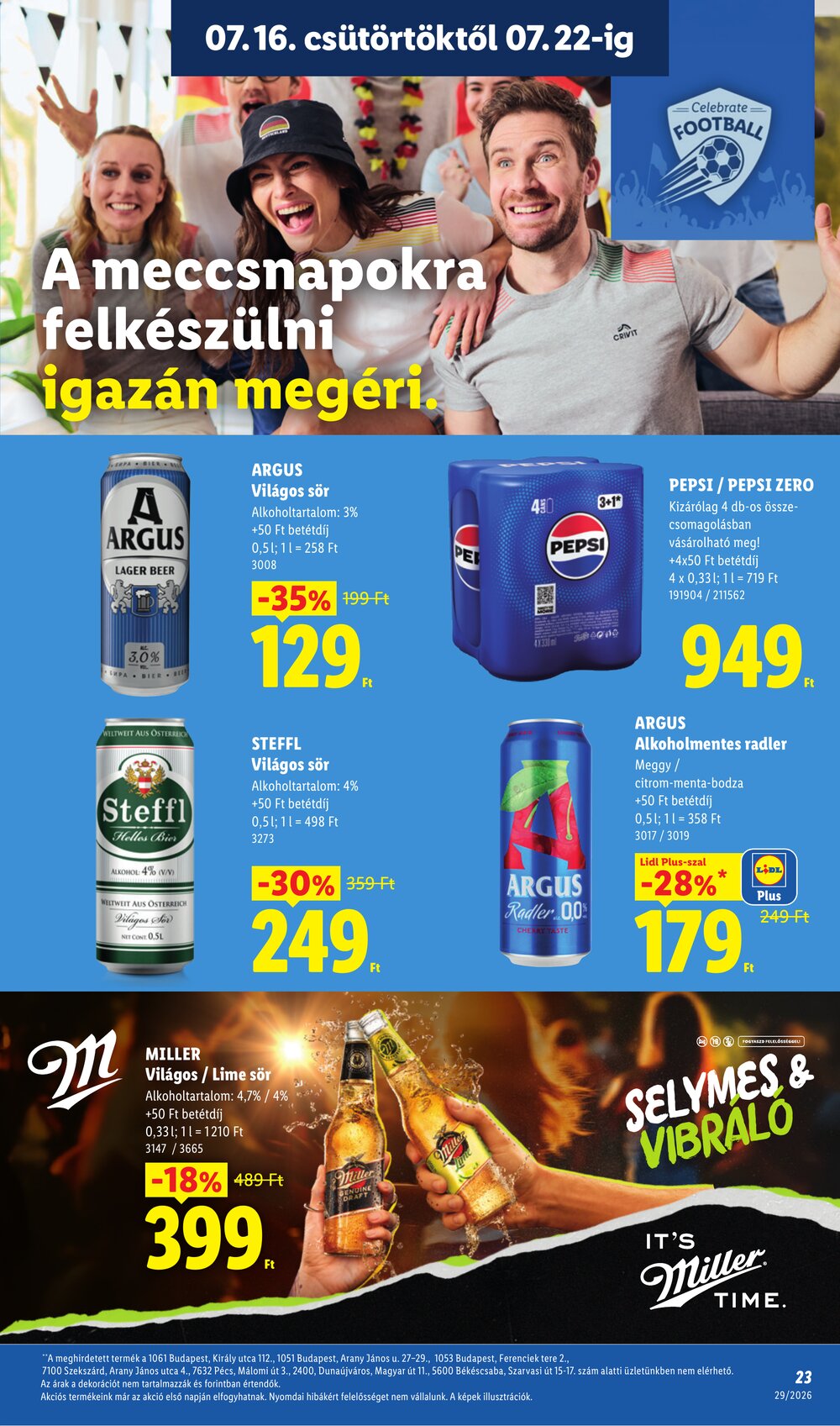 Lidl akciós újság 2026.07.16-tól - 23. oldal.