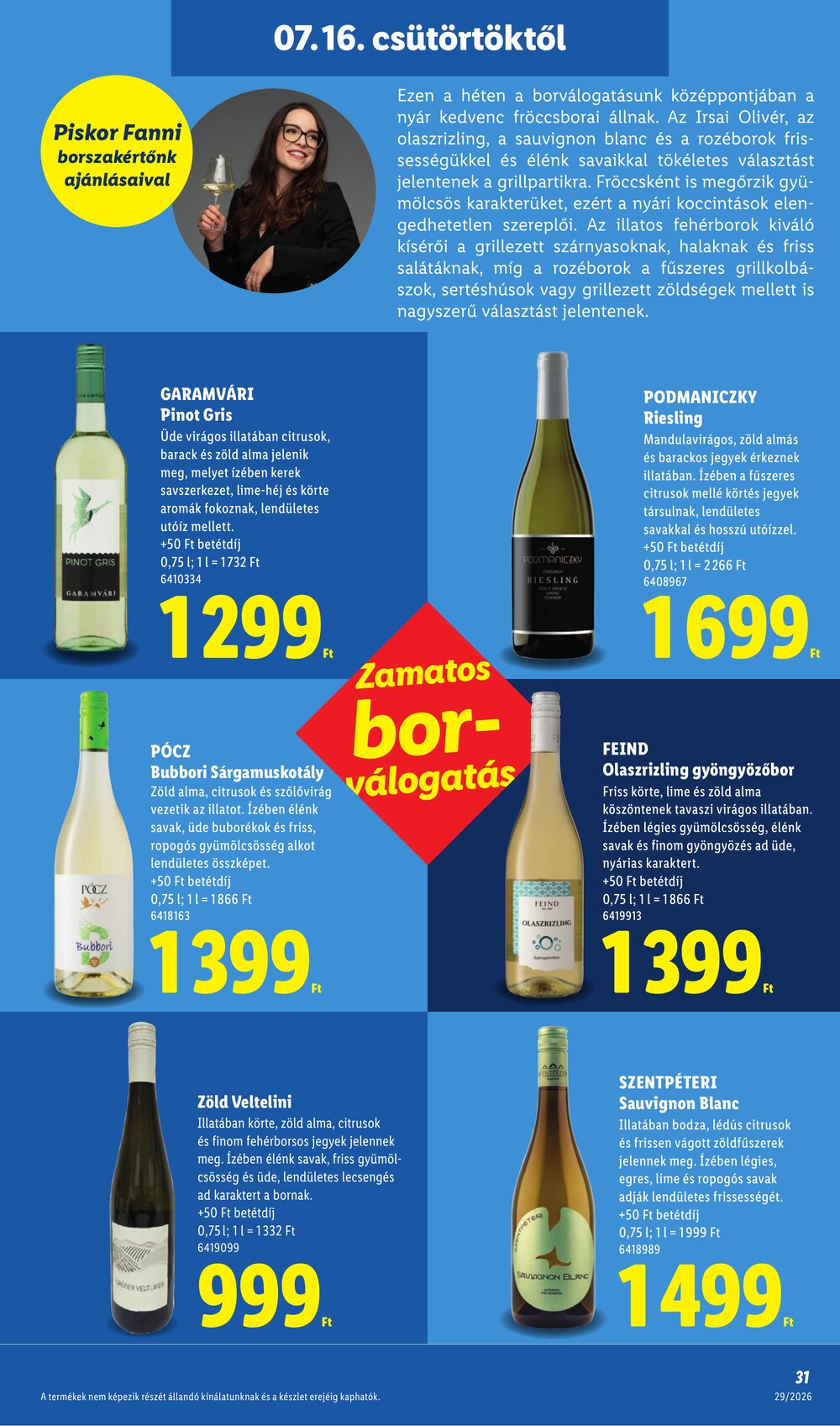 Lidl akciós újság 2026.07.16-tól - 31. oldal.