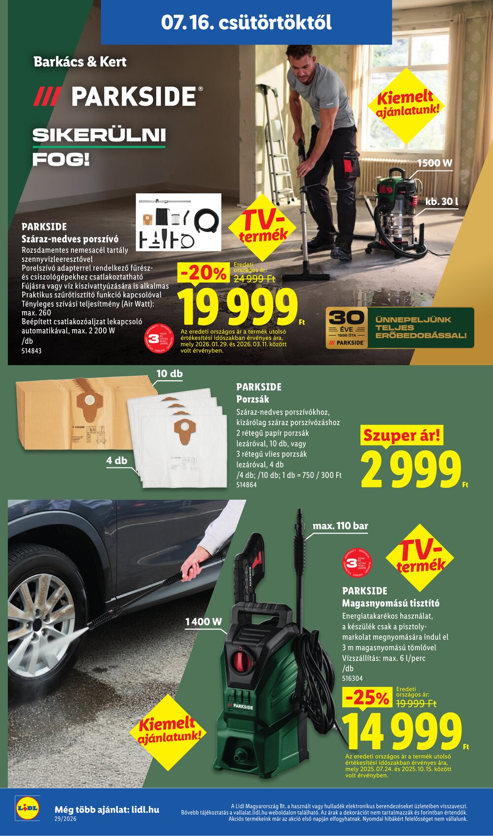 Lidl akciós újság 2026.07.16-tól - 38. oldal.