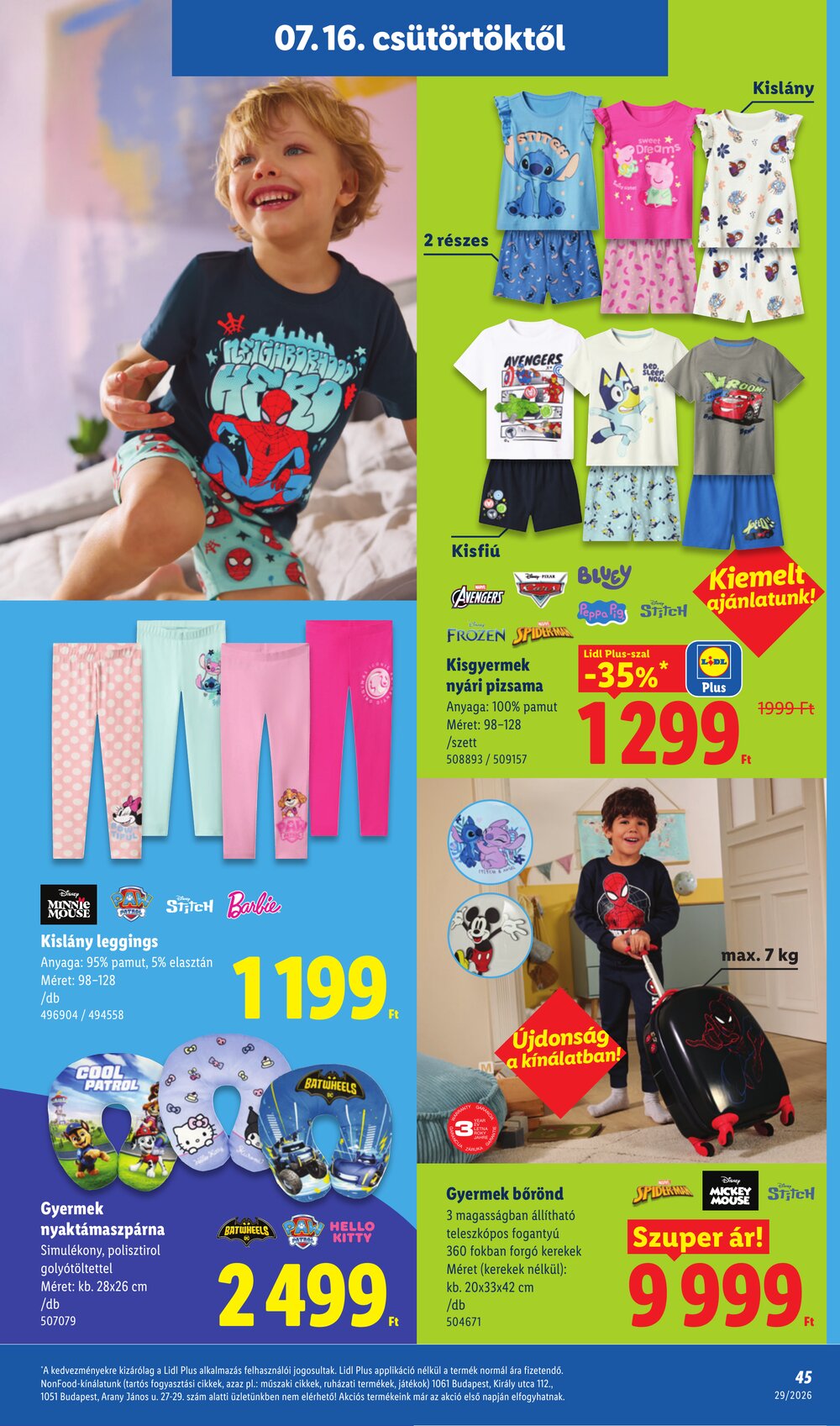 Lidl akciós újság 2026.07.16-tól - 45. oldal.