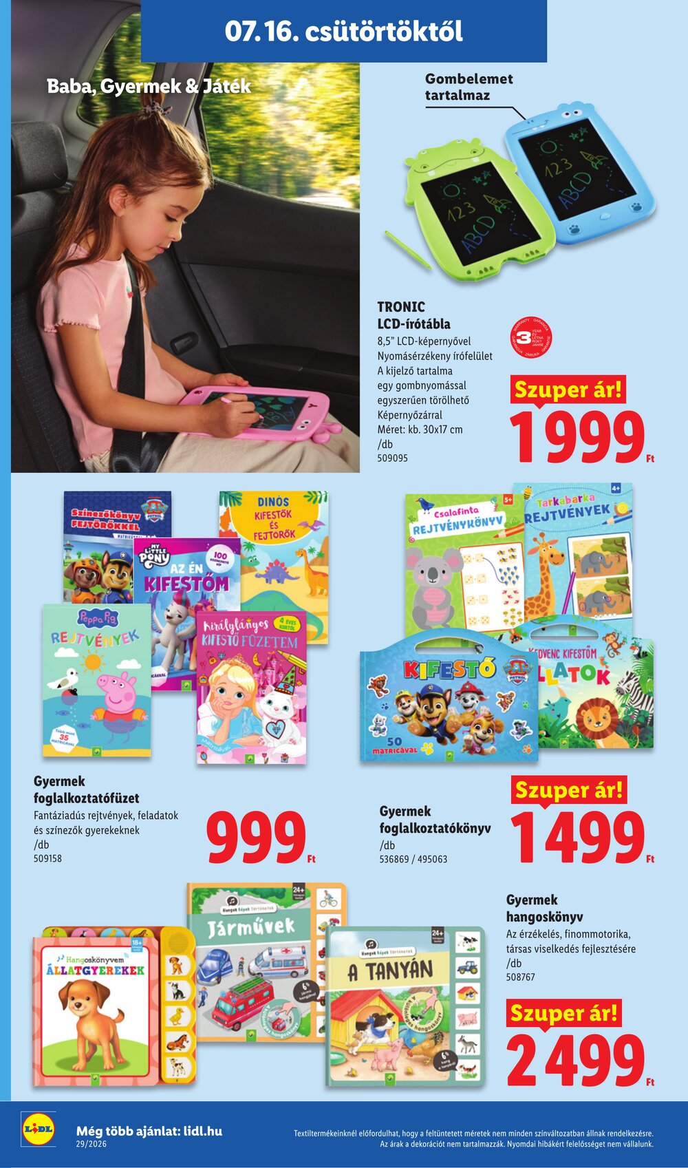 Lidl akciós újság 2026.07.16-tól - 46. oldal.