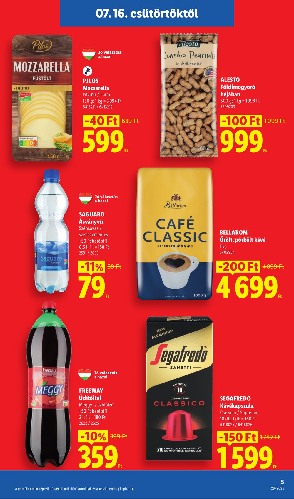 Lidl akciós újság 2026.07.16-tól - 5. oldal.