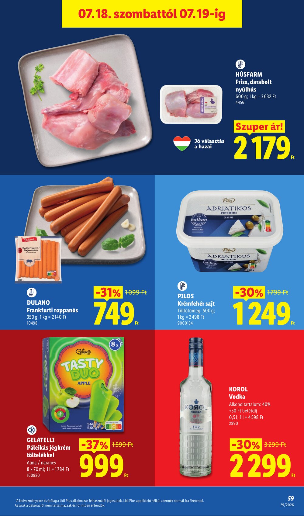Lidl akciós újság 2026.07.16-tól - 59. oldal.