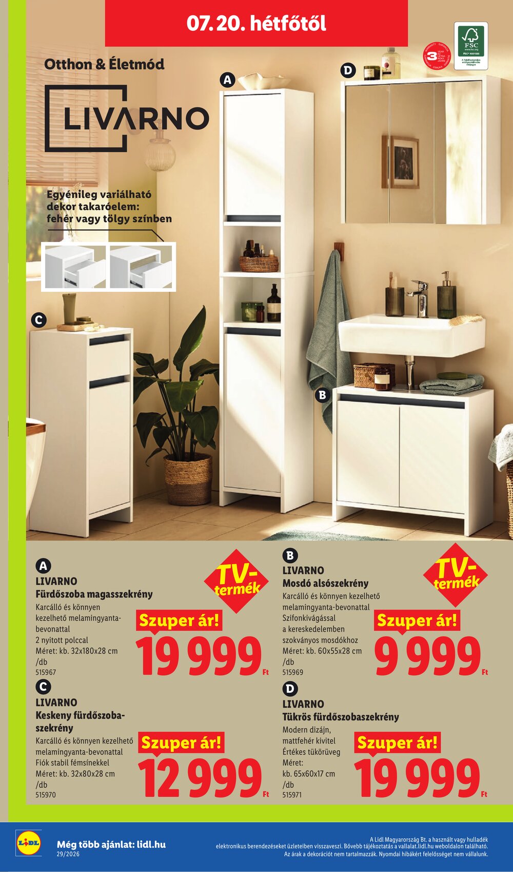 Lidl akciós újság 2026.07.16-tól - 64. oldal.