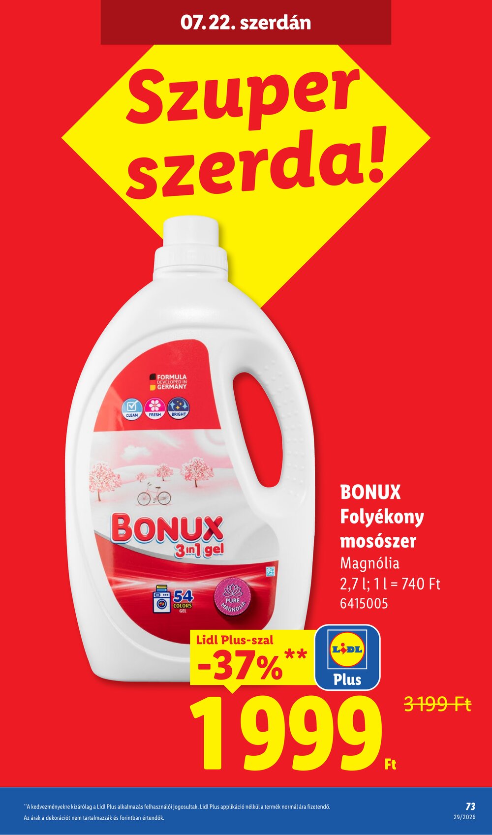 Lidl akciós újság 2026.07.16-tól - 73. oldal.