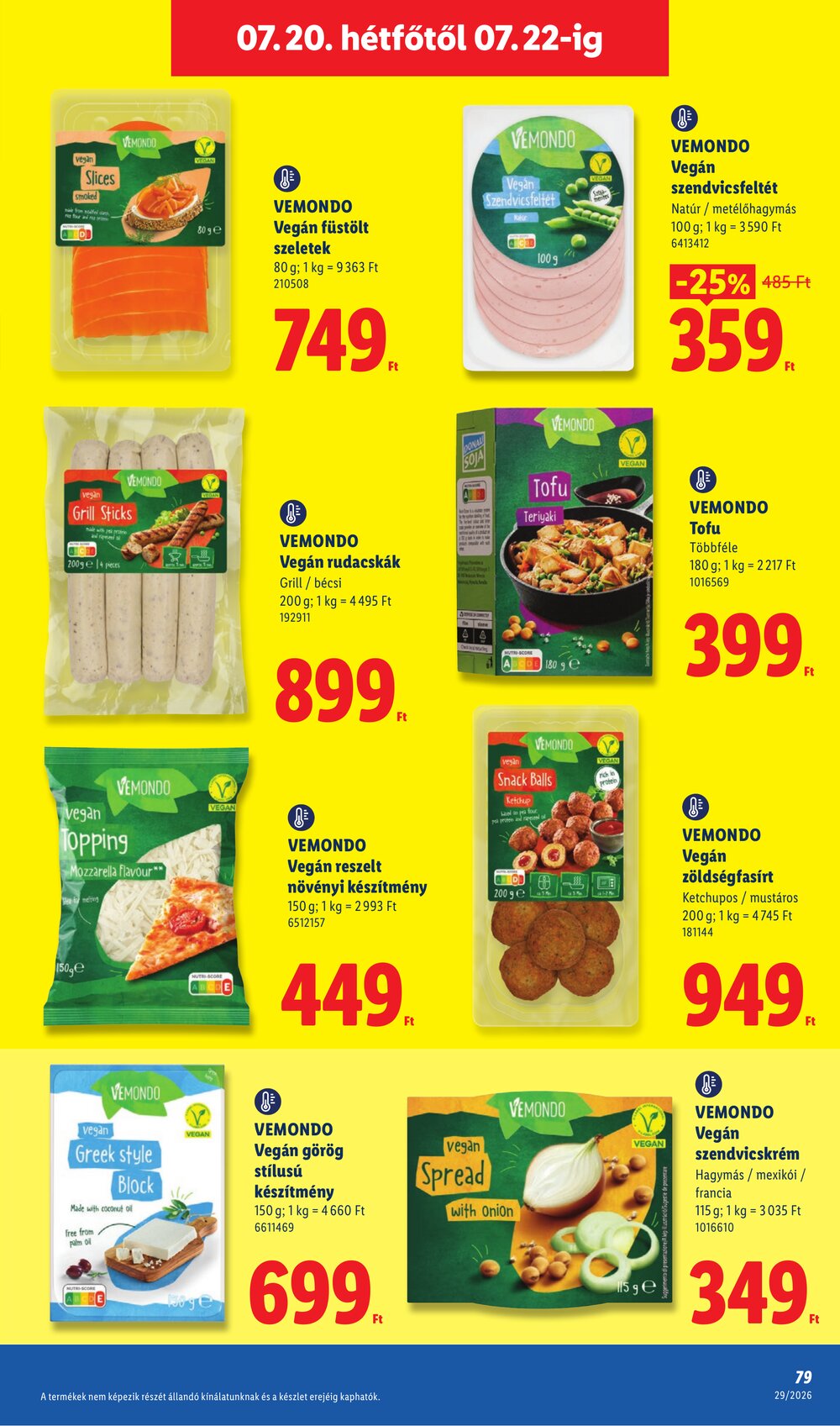 Lidl akciós újság 2026.07.16-tól - 79. oldal.