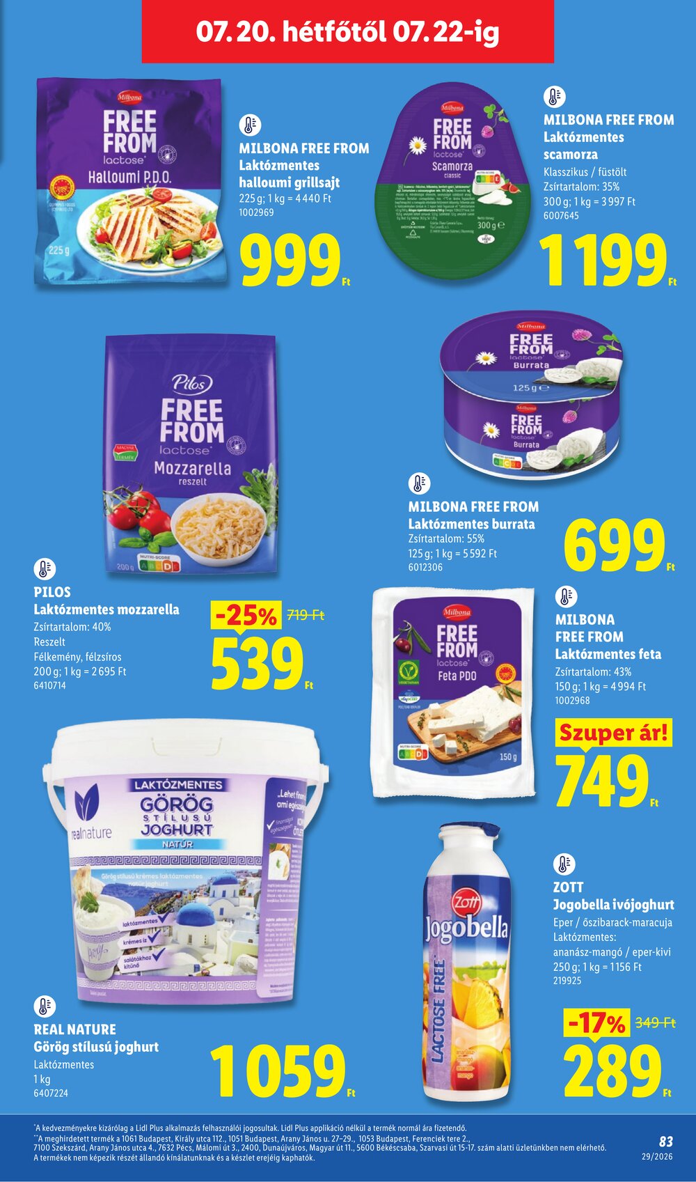 Lidl akciós újság 2026.07.16-tól - 83. oldal.