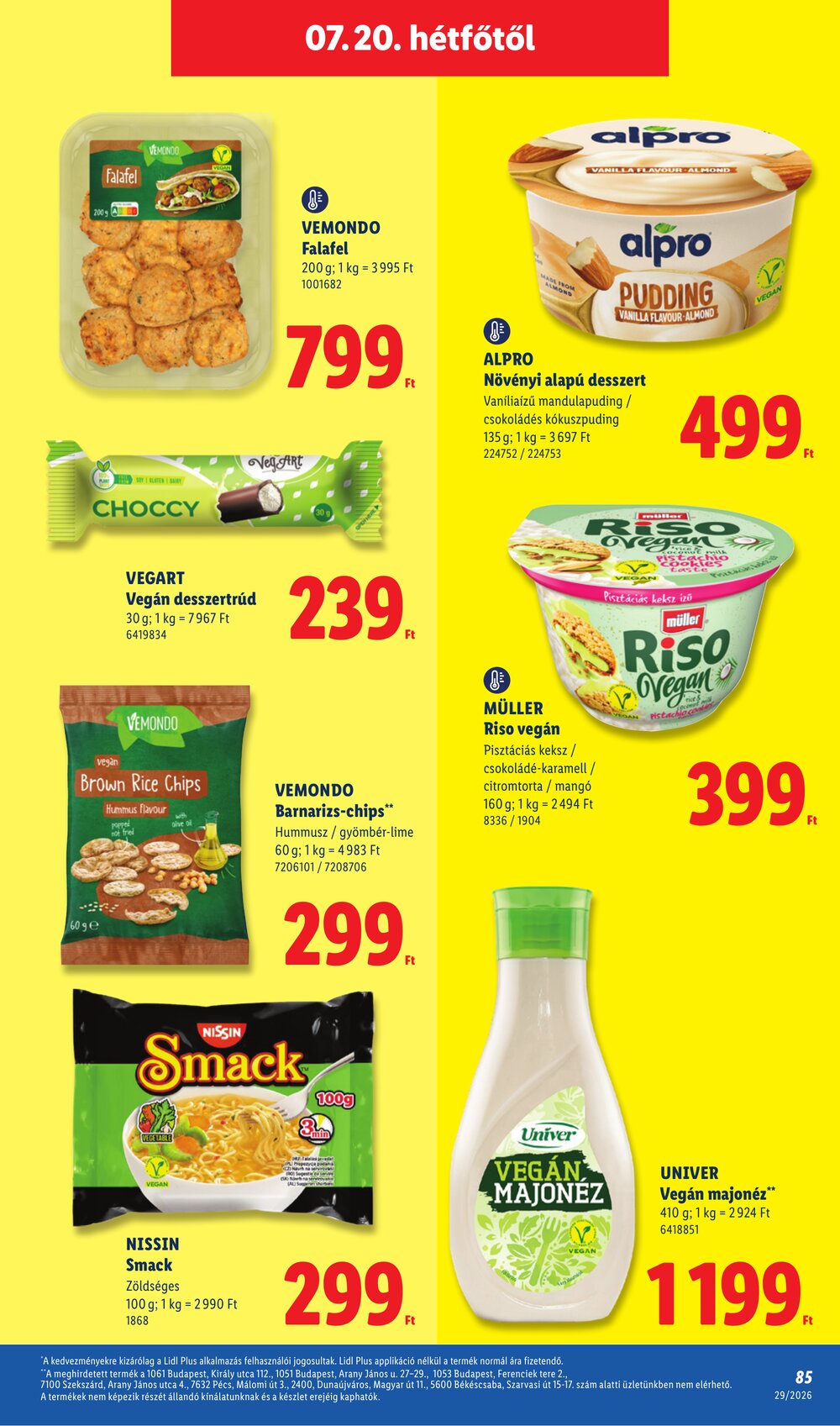 Lidl akciós újság 2026.07.16-tól - 85. oldal.