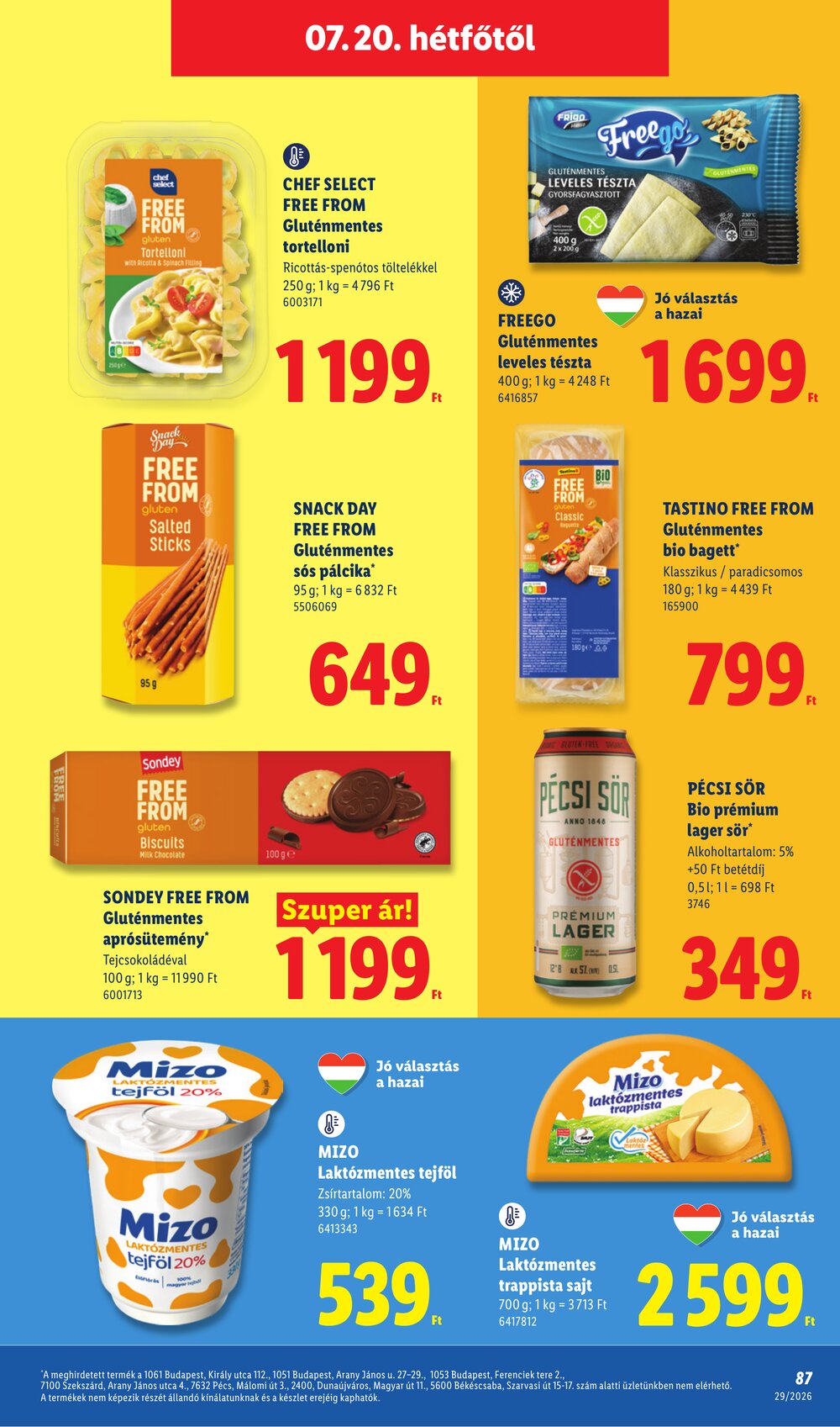 Lidl akciós újság 2026.07.16-tól - 87. oldal.