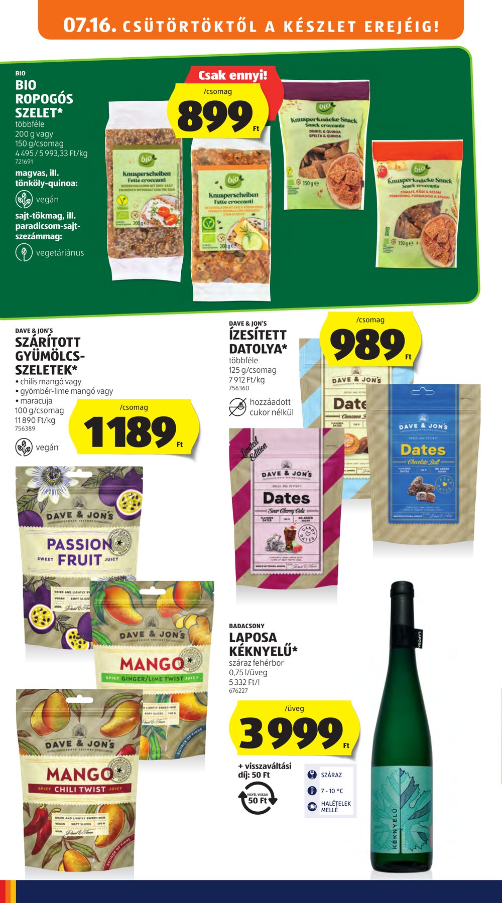 Aldi akciós újság 2026.07.16-tól - 14. oldal.