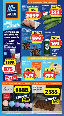 Aldi akciós újság 2026.07.16-tól
