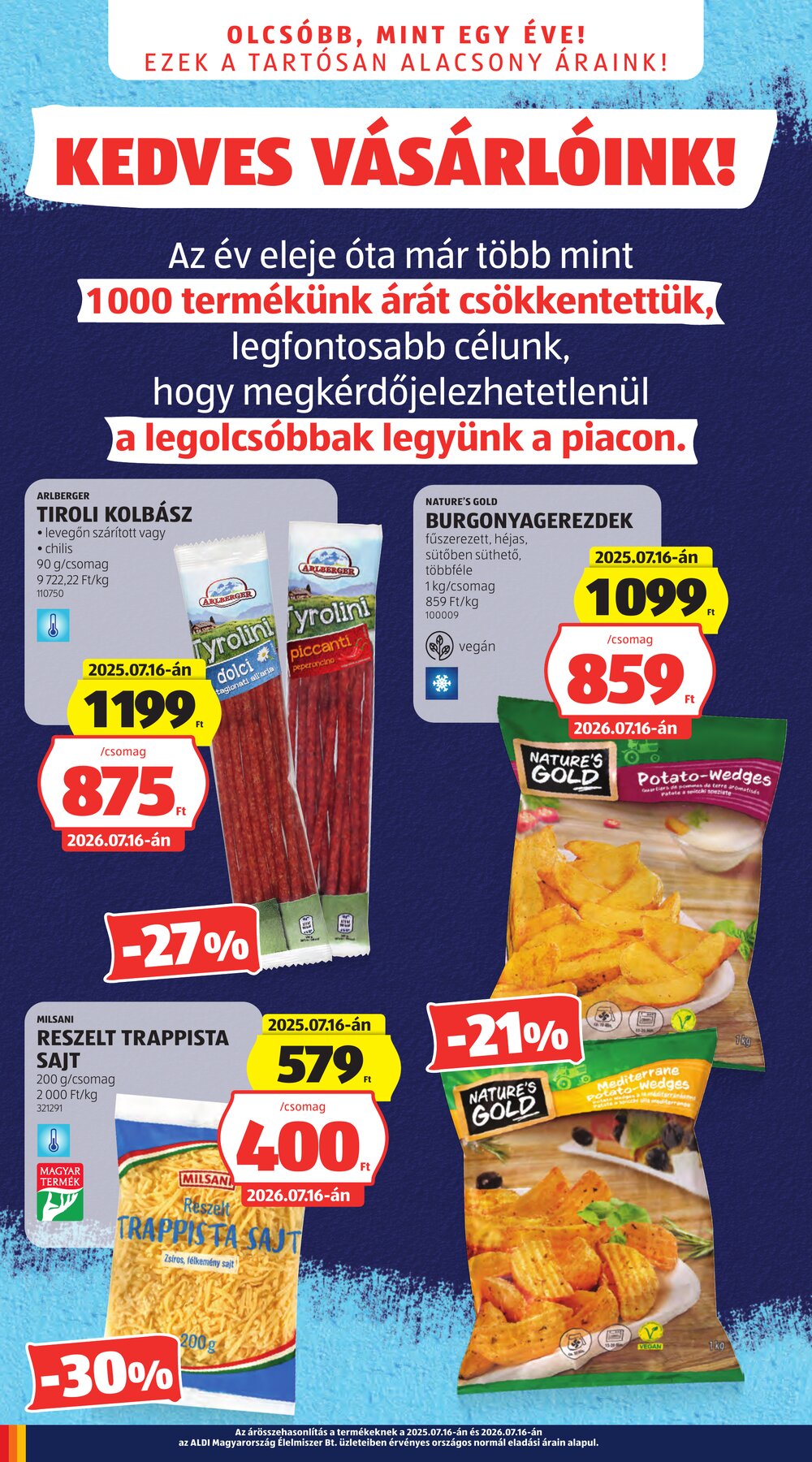 Aldi akciós újság 2026.07.16-tól - 2. oldal.